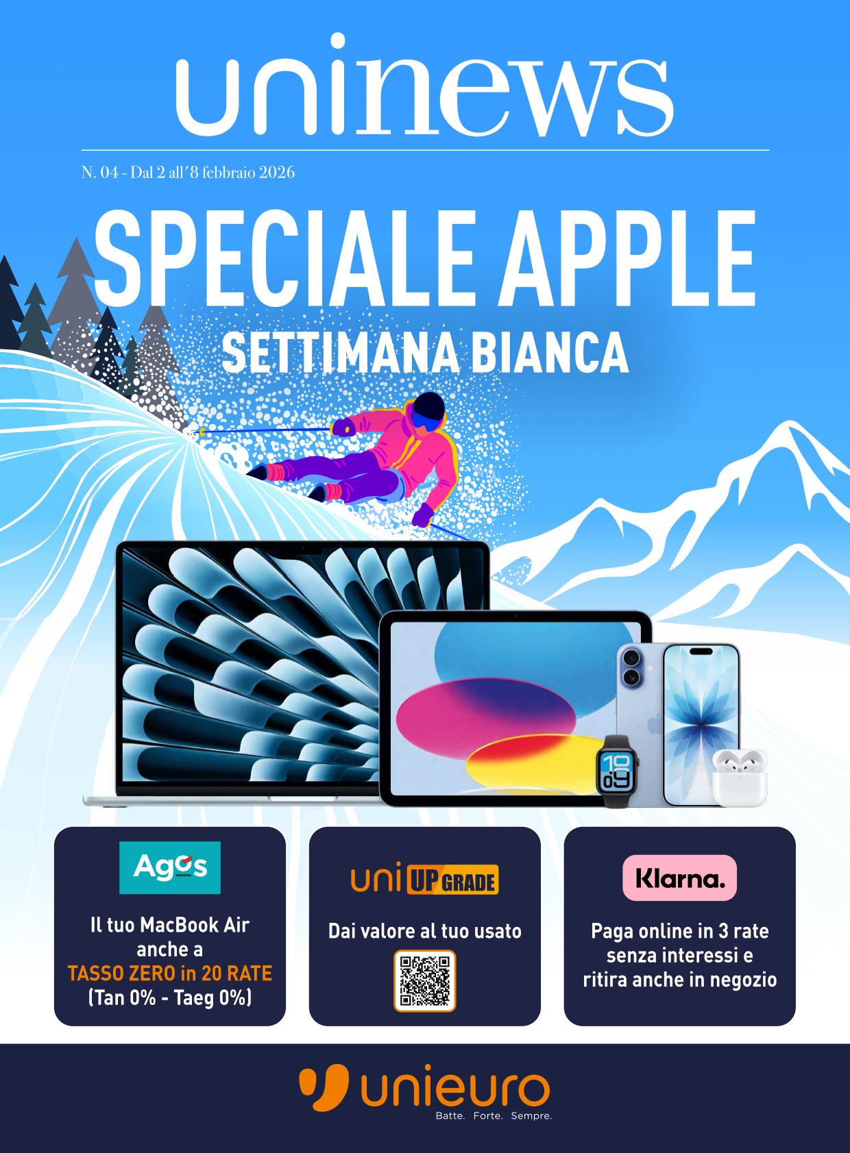 unieuro - Volantino Unieuro - Speciale Apple valido dal 02/02/2026 al 08/02/2026 - page: 1