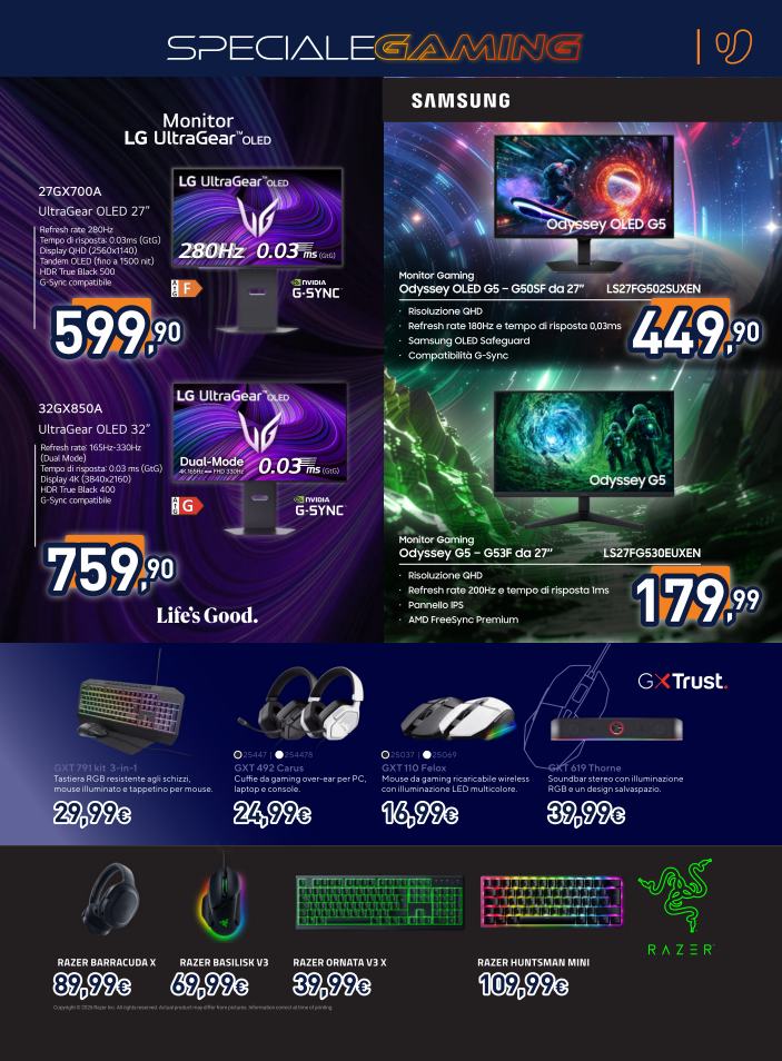 unieuro - Volantino Unieuro - Speciale Gaming valido dal 20/03/2026 al 02/04/2026 - page: 7