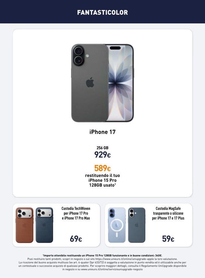 unieuro - Volantino Unieuro - Speciale Apple valido dal 20/03/2026 al 27/03/2026 - page: 9