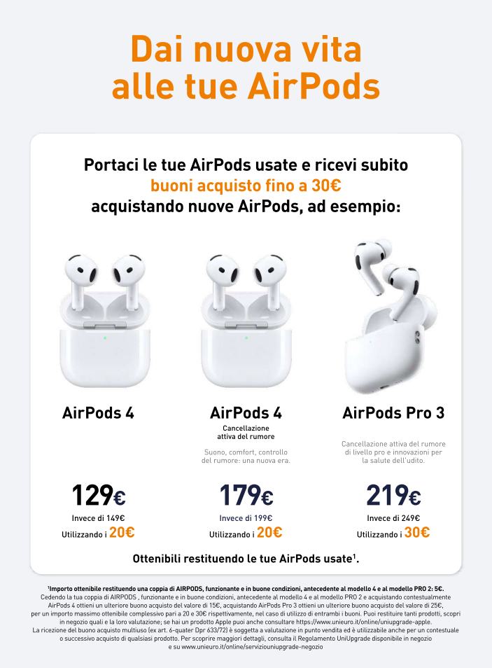 unieuro - Volantino Unieuro - Speciale Apple valido dal 20/03/2026 al 27/03/2026 - page: 17