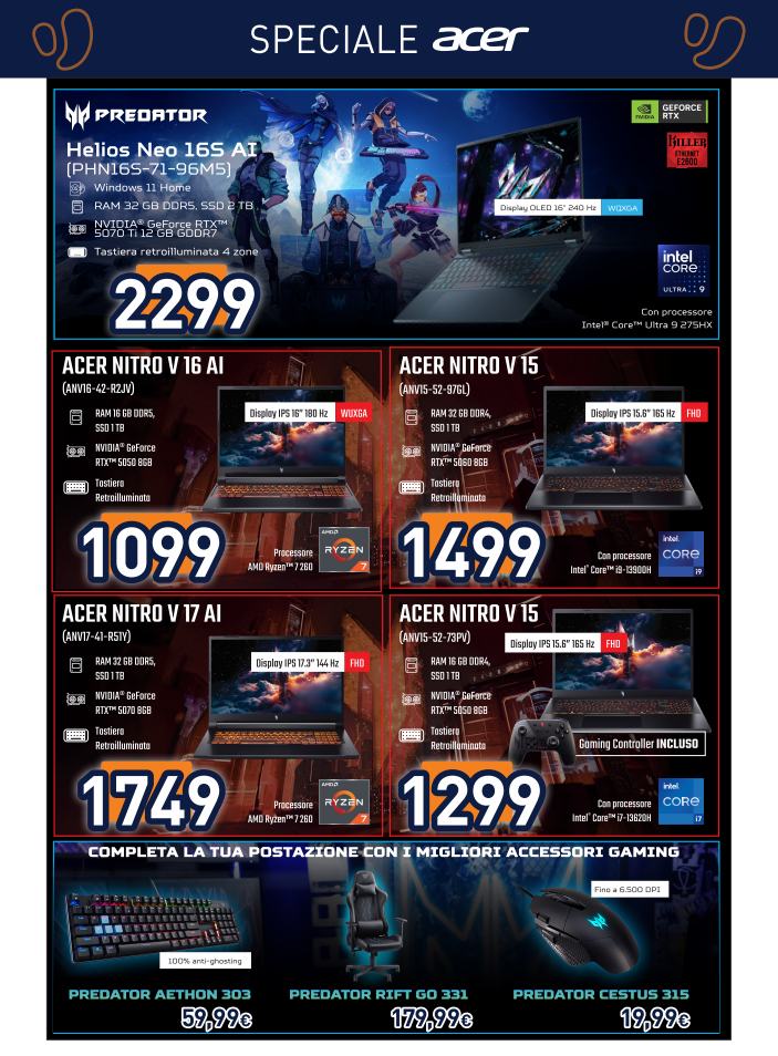 unieuro - Volantino attuale di Unieuro - Speciale Acer valido dal venerdì 03/04/2026 al giovedì 16/04/2026 - page: 4
