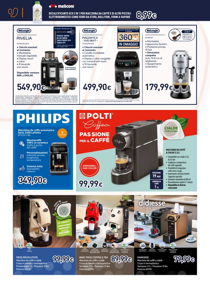 unieuro - Volantino attuale di Unieuro - Speciale Piccoli Elettrodomestici valido dal venerdì 03/04/2026 al domenica 19/04/2026 - page: 2