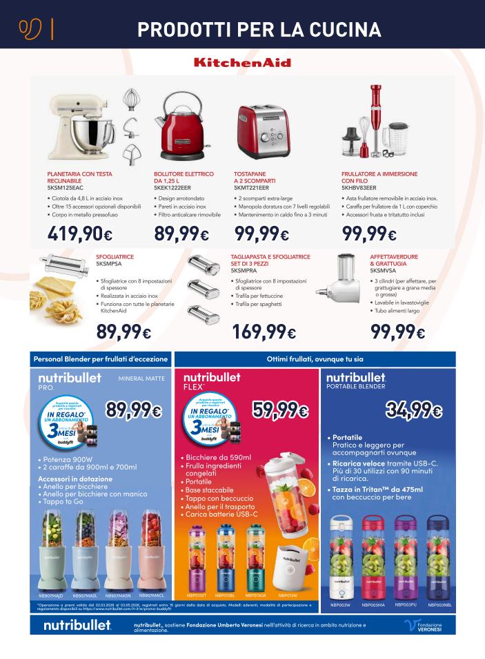 unieuro - Volantino attuale di Unieuro - Speciale Piccoli Elettrodomestici valido dal venerdì 03/04/2026 al domenica 19/04/2026 - page: 6