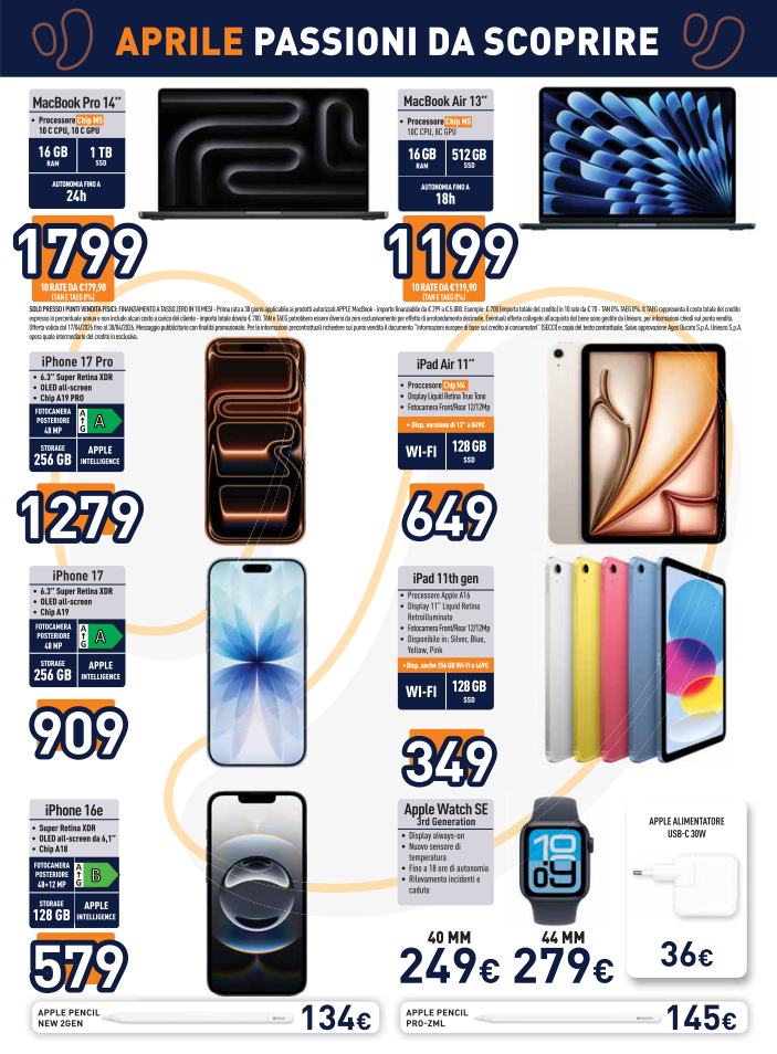 unieuro - Volantino attuale di Unieuro valido dal venerdì 17/04/2026 al giovedì 30/04/2026 - page: 12