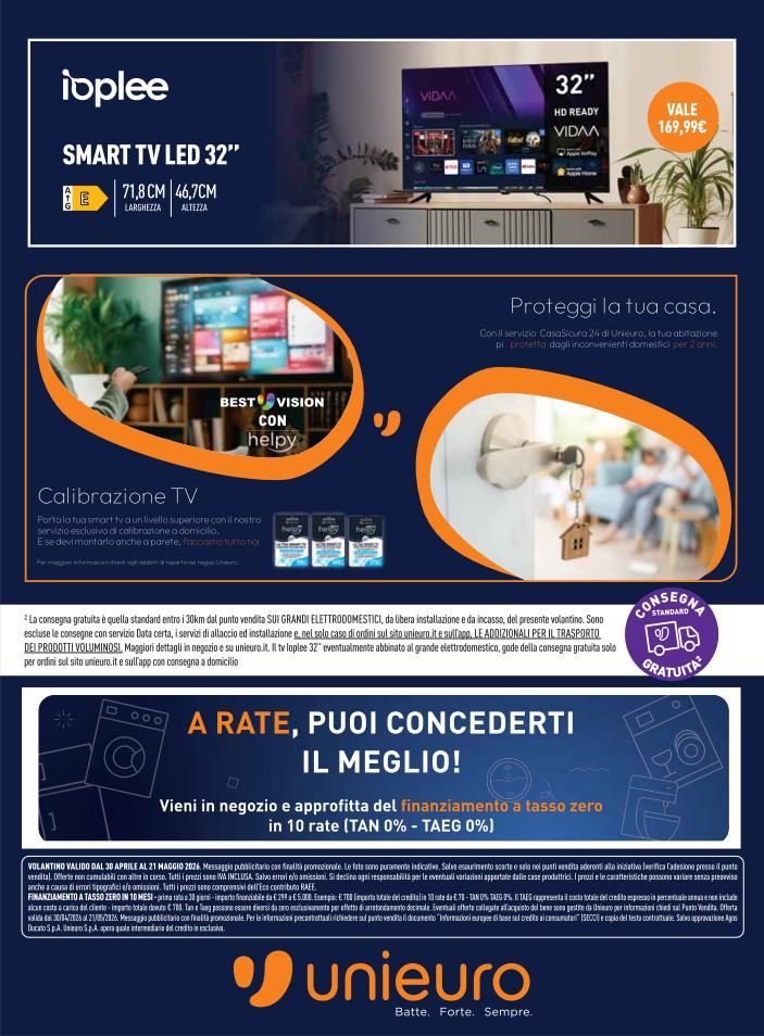 unieuro - Volantino attuale di Unieuro valido dal giovedì 30/04/2026 al giovedì 21/05/2026 - page: 35