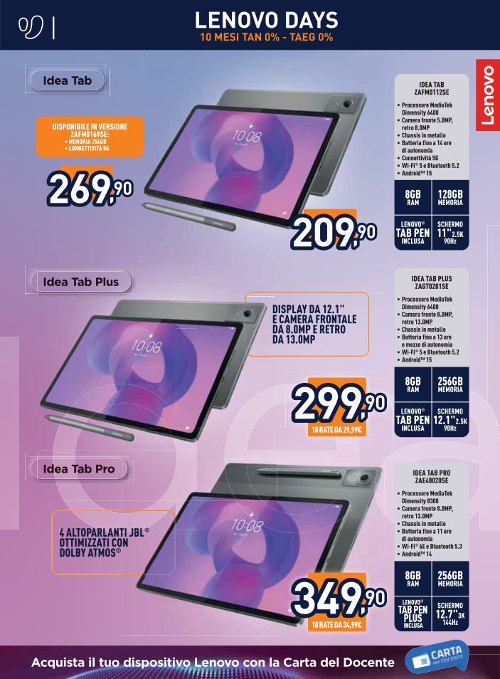 unieuro - Volantino attuale di Unieuro - Lenovo Days valido dal giovedì 30/04/2026 al giovedì 14/05/2026 - page: 14