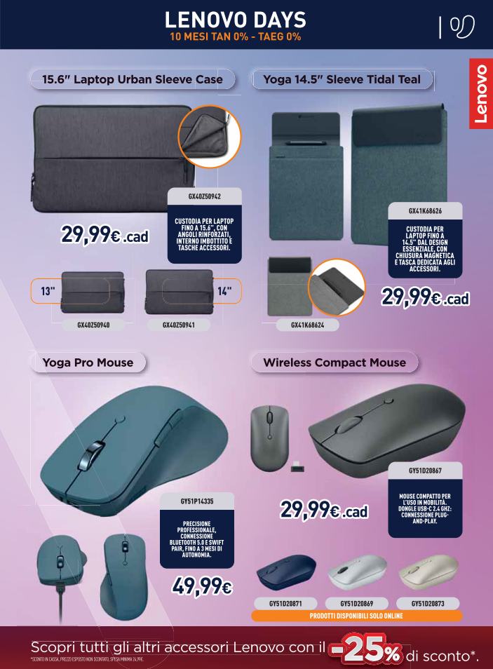 unieuro - Volantino attuale di Unieuro - Lenovo Days valido dal giovedì 30/04/2026 al giovedì 14/05/2026 - page: 9