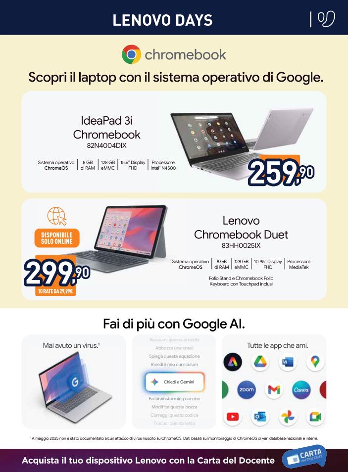 unieuro - Volantino attuale di Unieuro - Lenovo Days valido dal giovedì 30/04/2026 al giovedì 14/05/2026 - page: 7