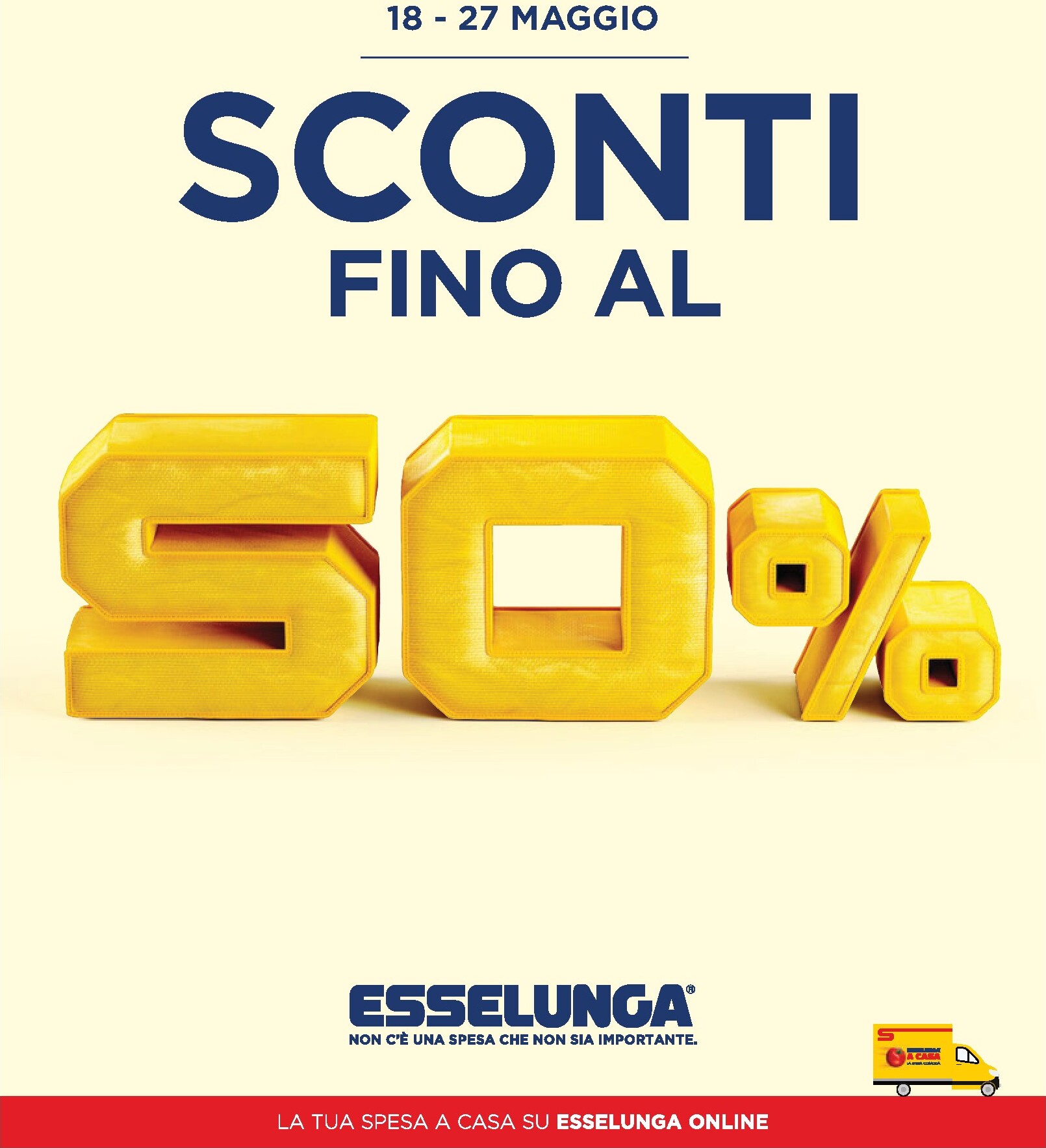 esselunga - Volantino attuale di Esselunga - Sconti fino al 50% valido dal lunedì 18/05/2026 al mercoledì 27/05/2026