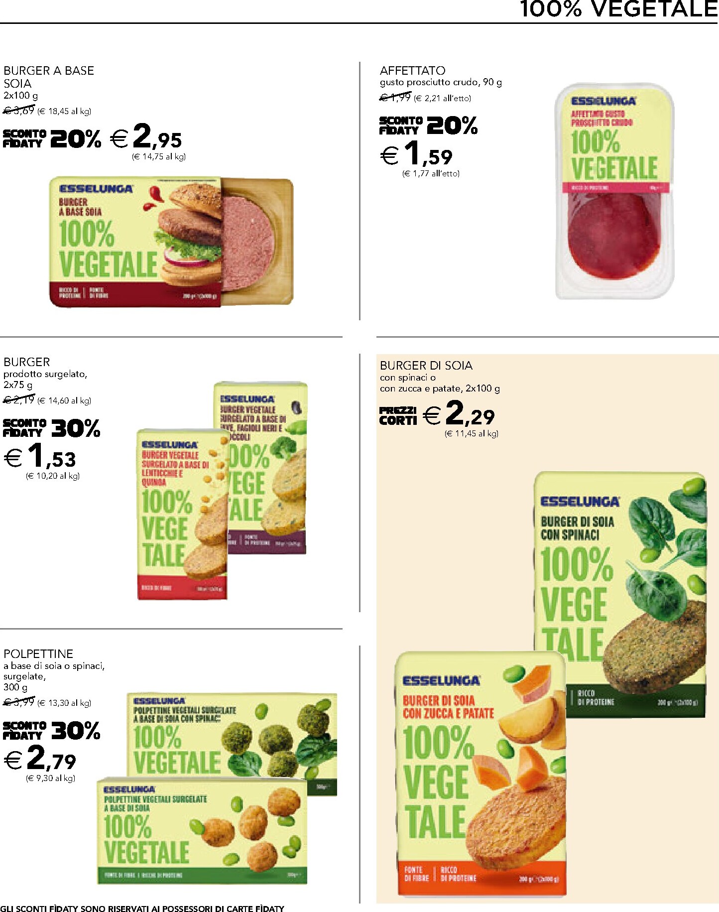 esselunga - Volantino attuale di Esselunga - 100% Vegetale valido dal lunedì 08/06/2026 al mercoledì 17/06/2026 - page: 3