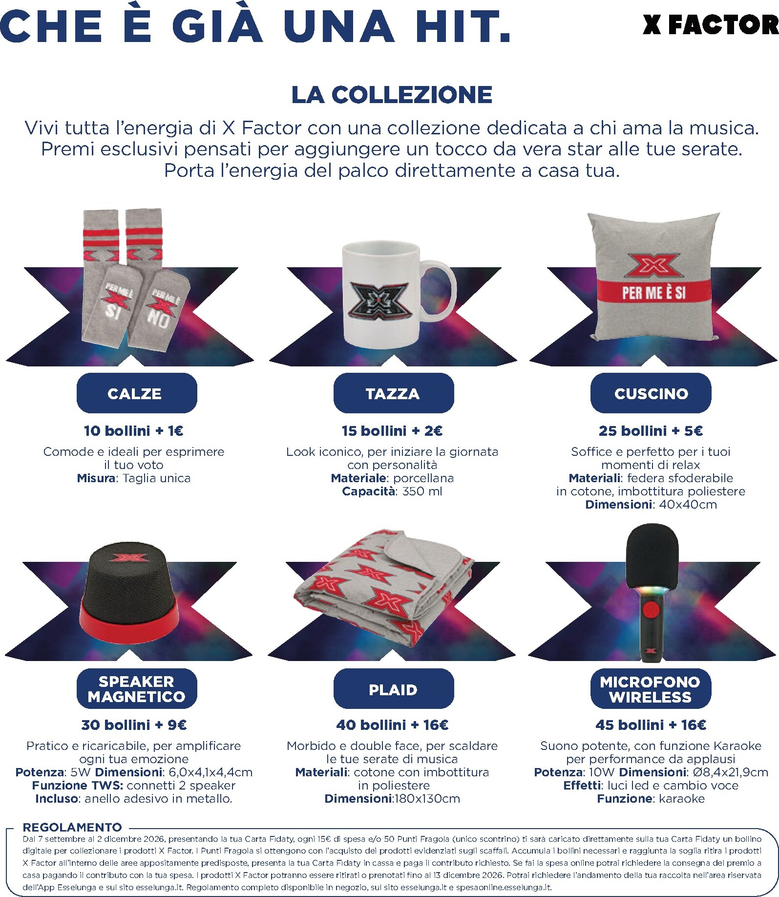 esselunga - Volantino attuale di Esselunga - Collezione XFactor - 1° Appuntamento valido dal lunedì 07/09/2026 al mercoledì 02/12/2026 - page: 3