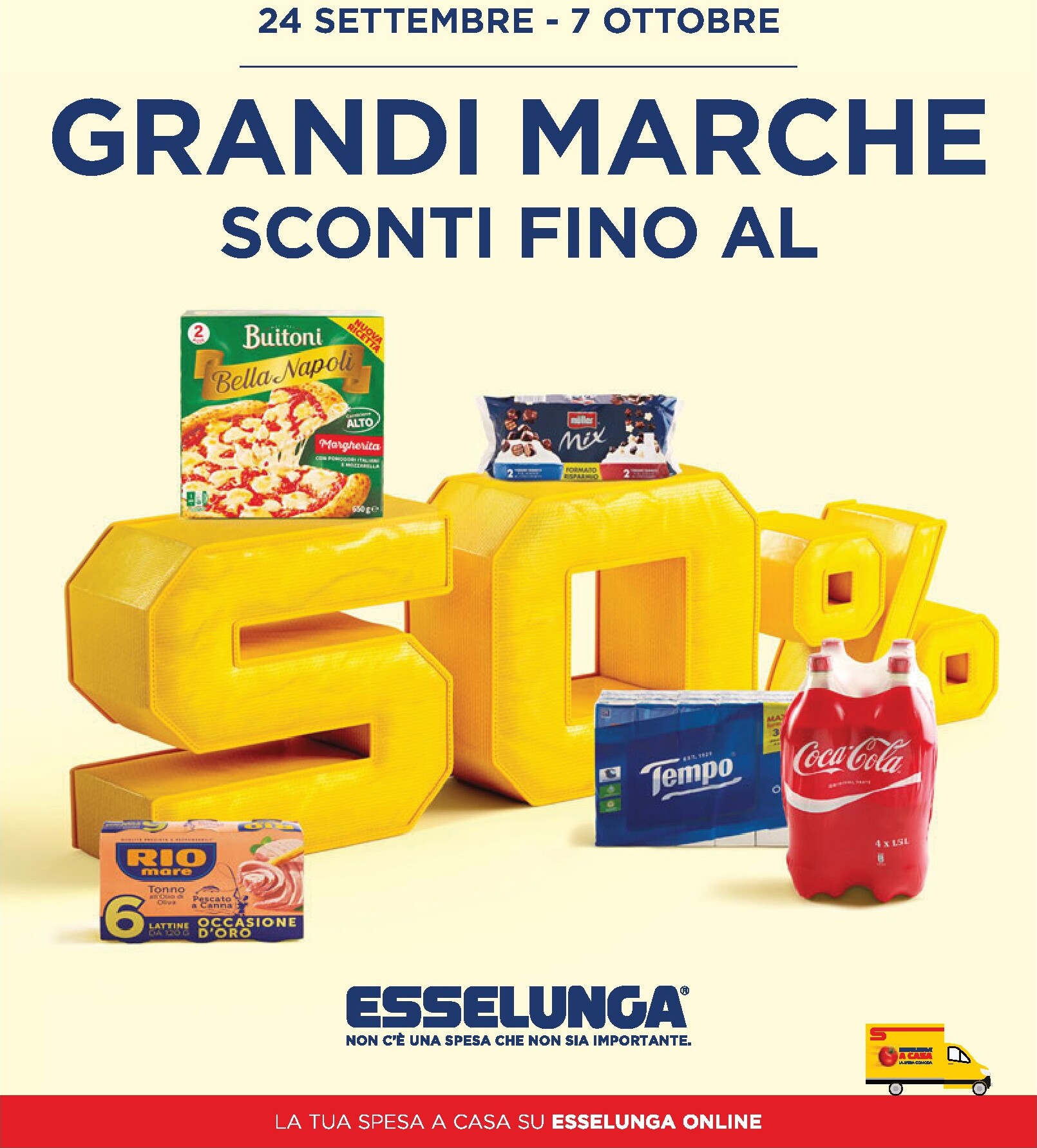 esselunga - Volantino attuale di Esselunga - Grandi marche sconti valido dal giovedì 24/09/2026 al mercoledì 07/10/2026