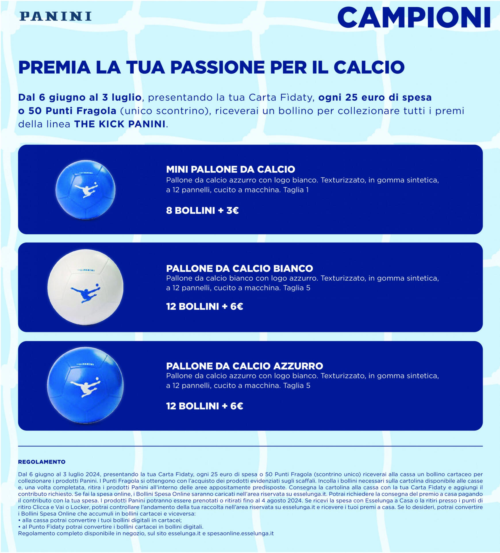 esselunga - Nuovo volantino Esselunga - Collezione The Kick Panini - 1° Appuntamento 06.06. - 19.06. - page: 4