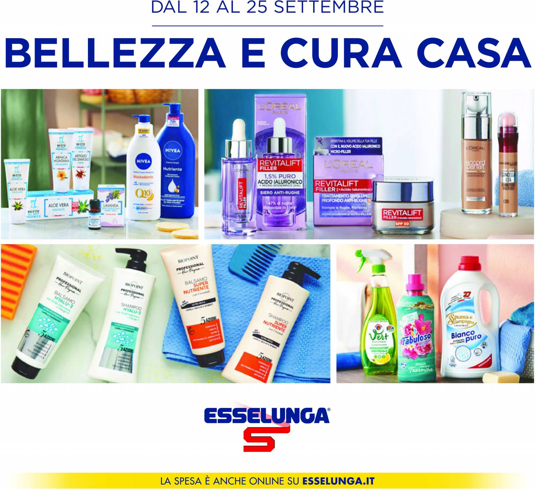 esselunga - Nuovo volantino Esselunga - Bellezza e cura casa 12.09. - 25.09. - page: 1