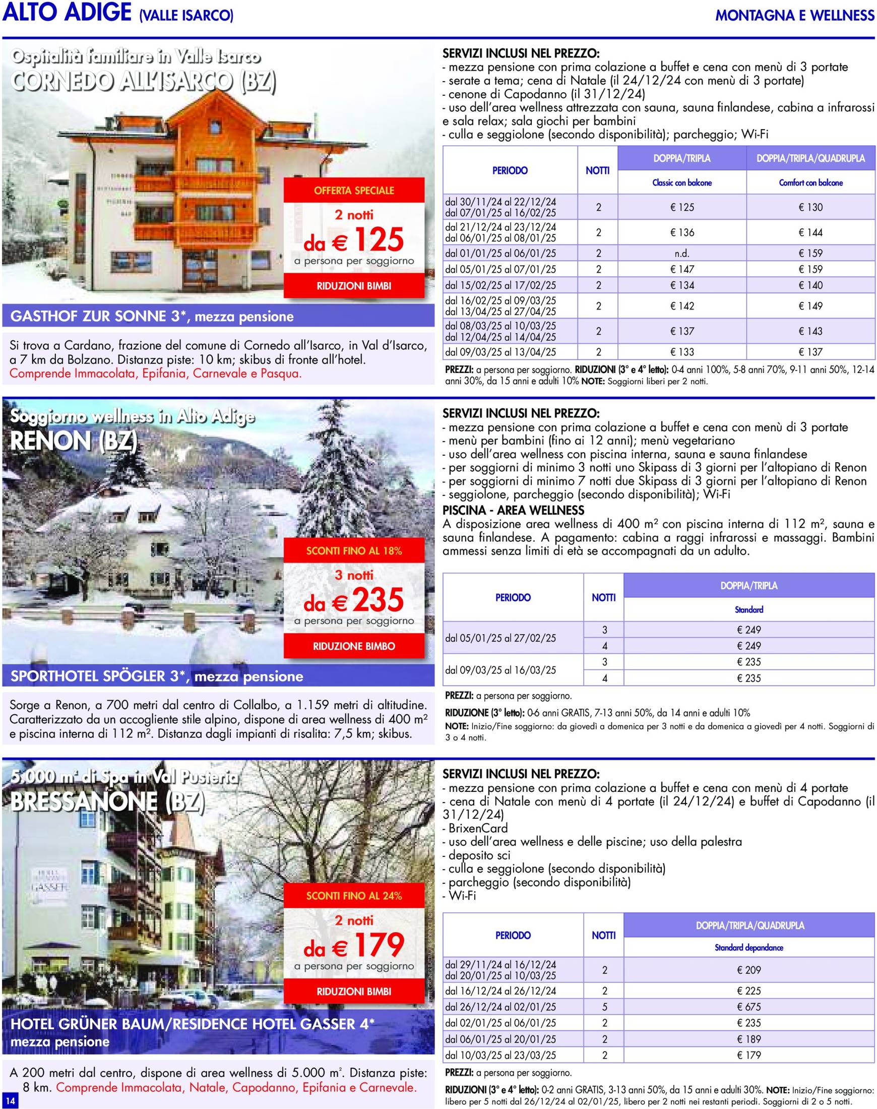 esselunga - Volantino Esselunga - Vacanze Invernali valido dal 01/12 al 31/03 - page: 14