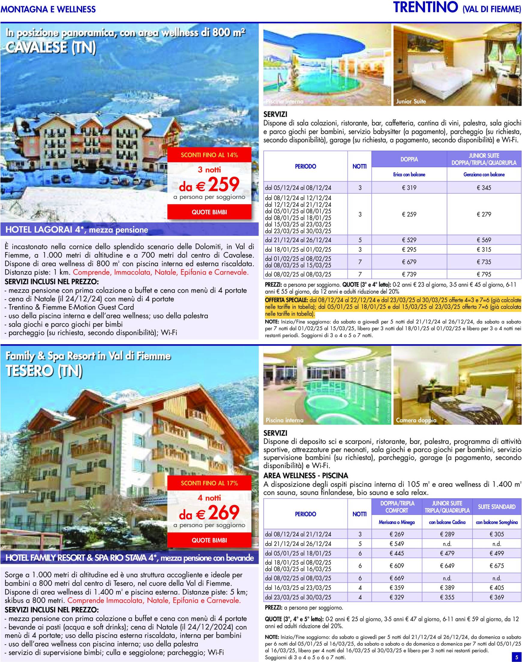 esselunga - Volantino Esselunga - Vacanze Invernali valido dal 01/12 al 31/03 - page: 5