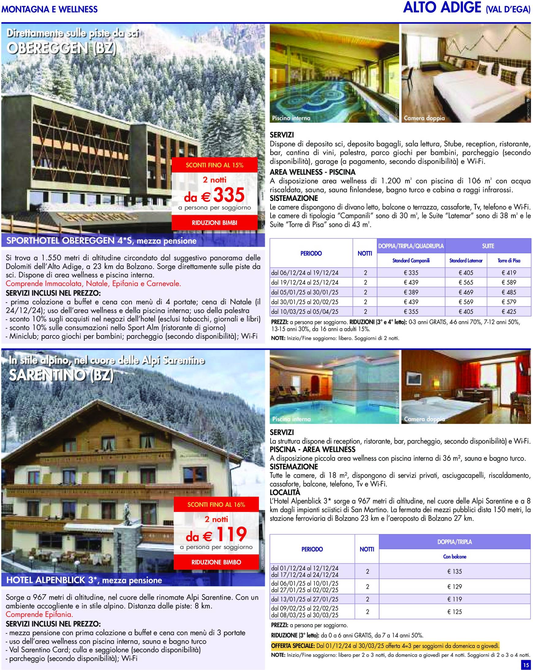 esselunga - Volantino Esselunga - Vacanze Invernali valido dal 01/12 al 31/03 - page: 15