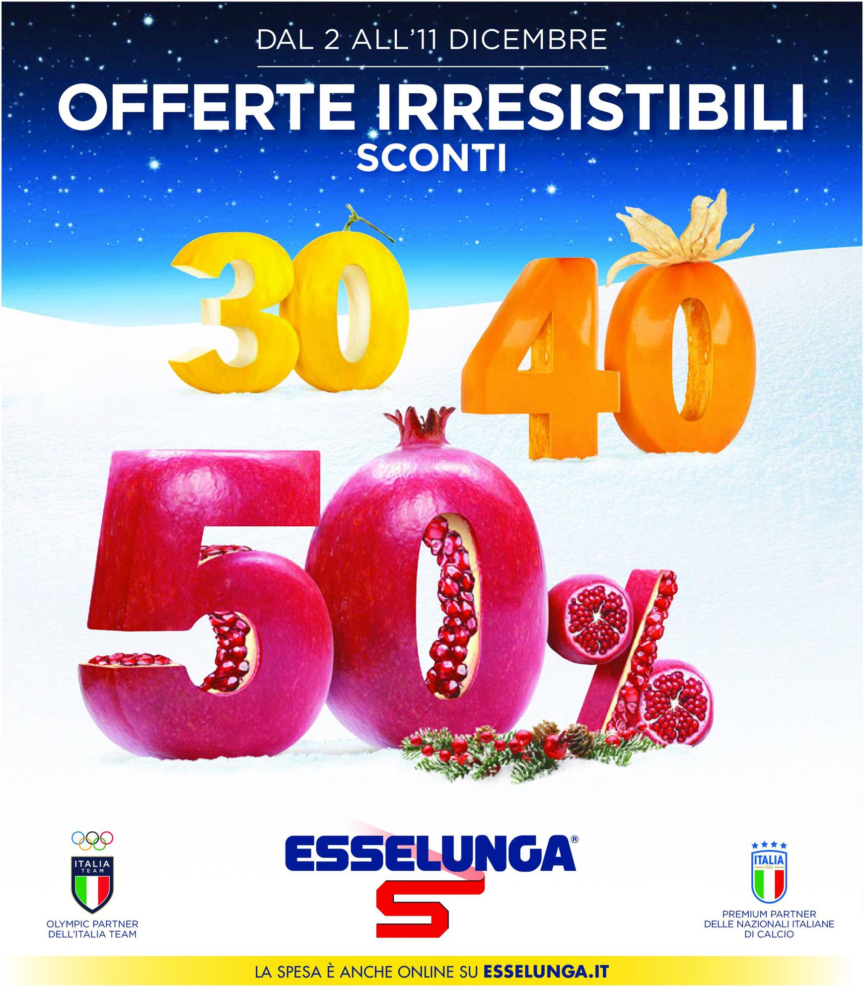 esselunga - Volantino Esselunga - 30-40-50% valido dal 02/12 al 11/12