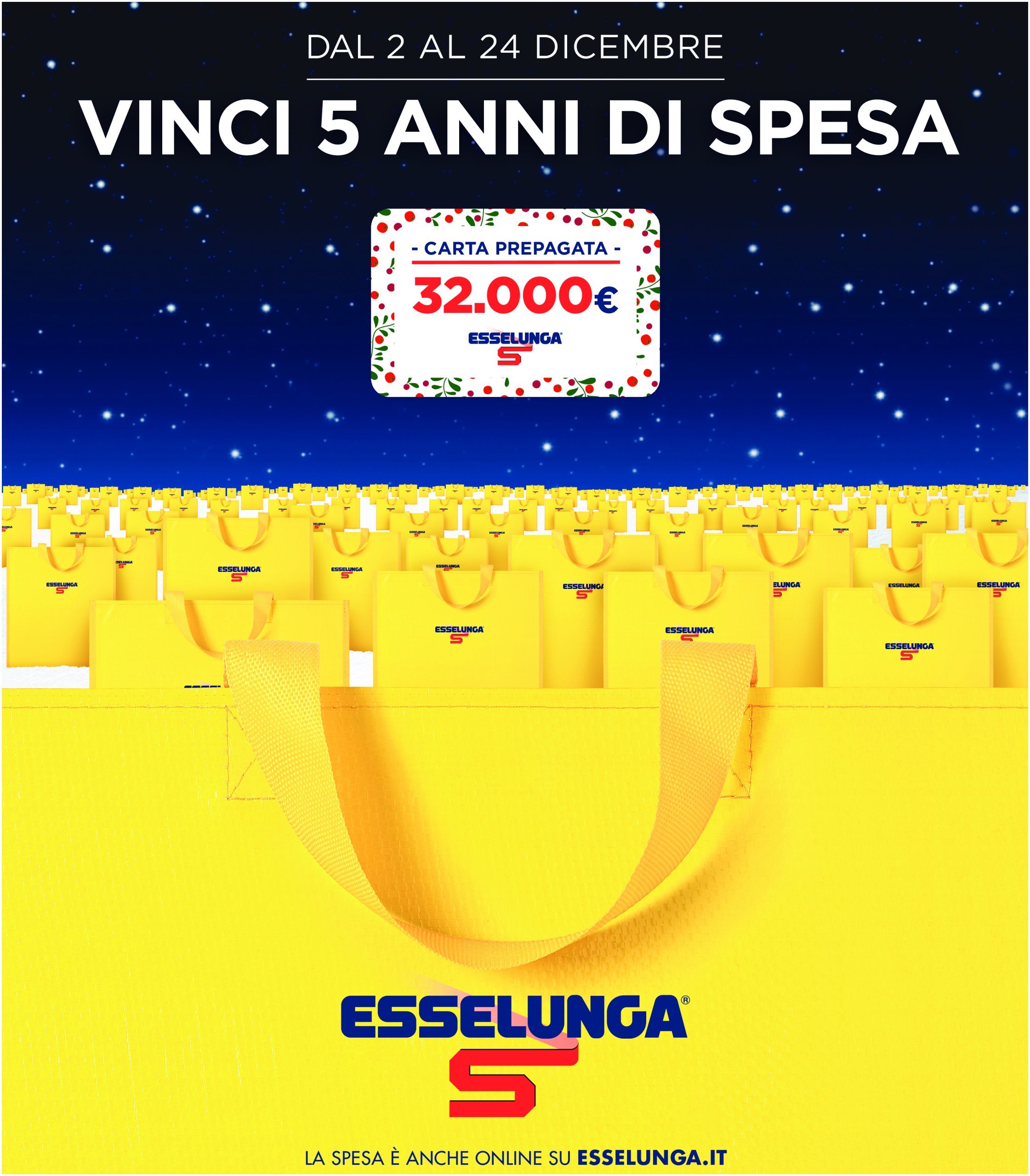 esselunga - Volantino Esselunga - Concorso di Natale - 2° appuntamento valido dal 12/12 al 24/12 - page: 1