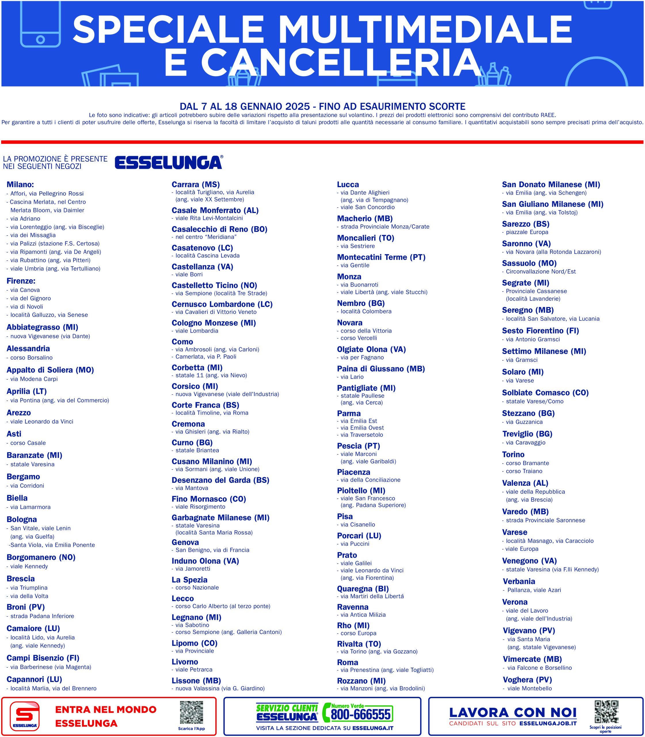 esselunga - Volantino Esselunga - Multimediale e cancelleria valido dal 07/01 al 18/01 - page: 8