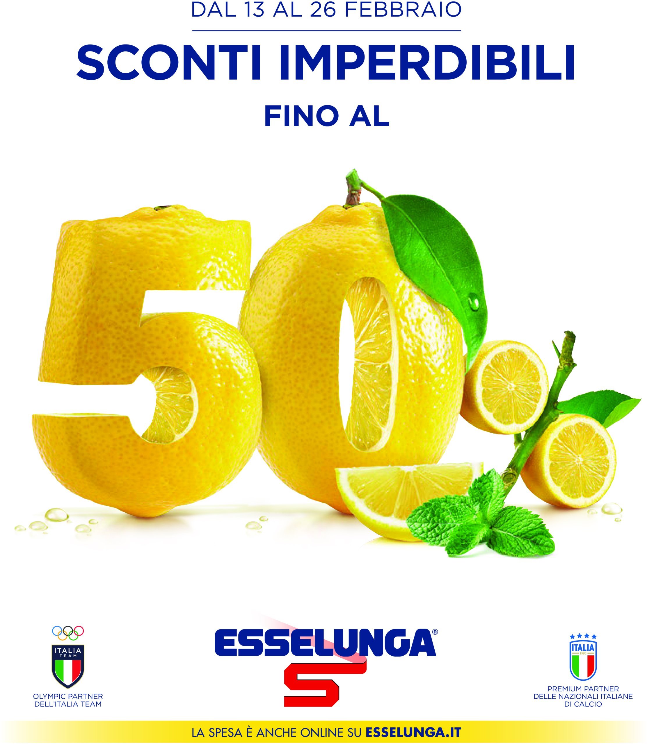 esselunga - Volantino Esselunga - Sconti fino al 50% valido dal 13/02 al 26/02