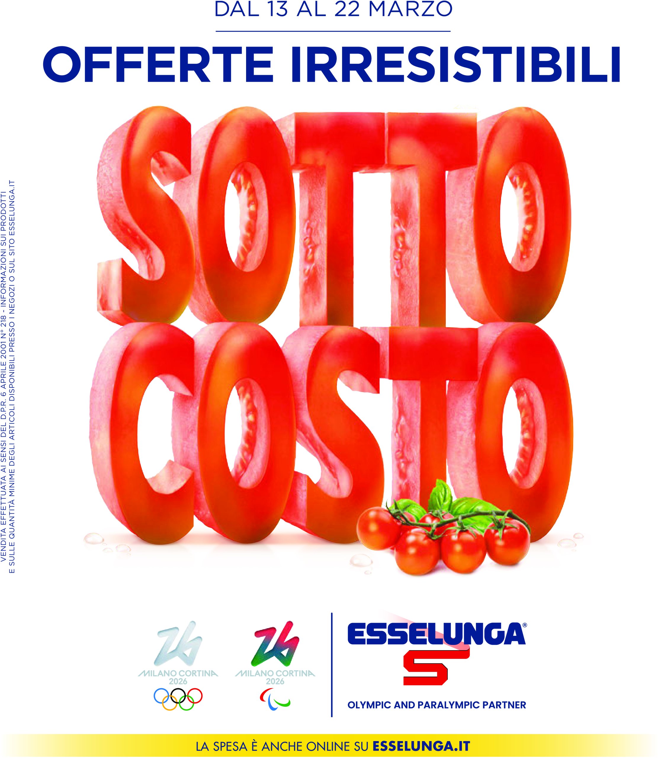 esselunga - Volantino Esselunga - Sottocosto valido dal 13/03 al 22/03