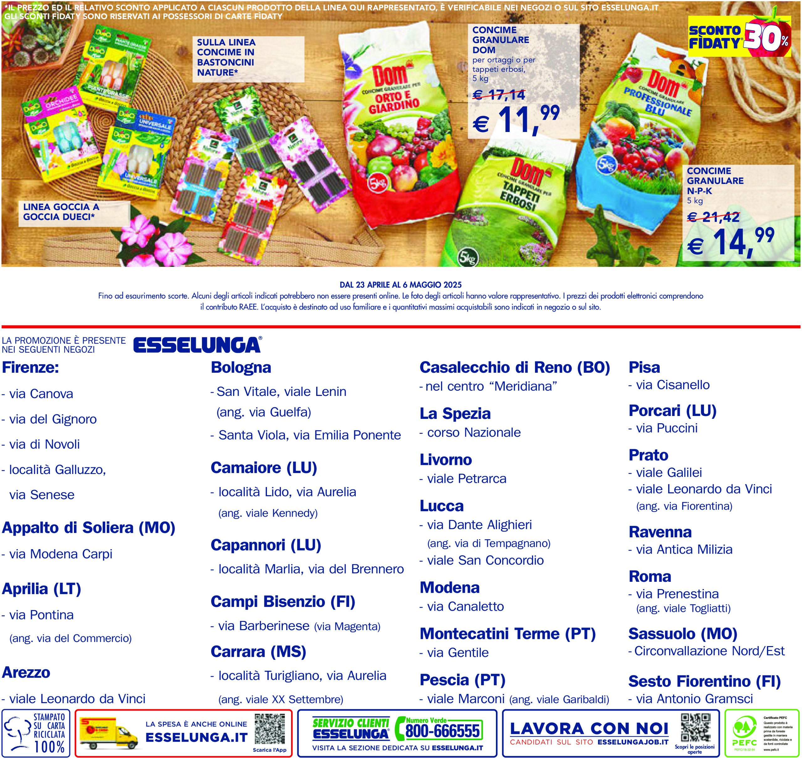 esselunga - Volantino Esselunga - Festa dei fiori valido dal 23/04 al 06/05 - page: 16