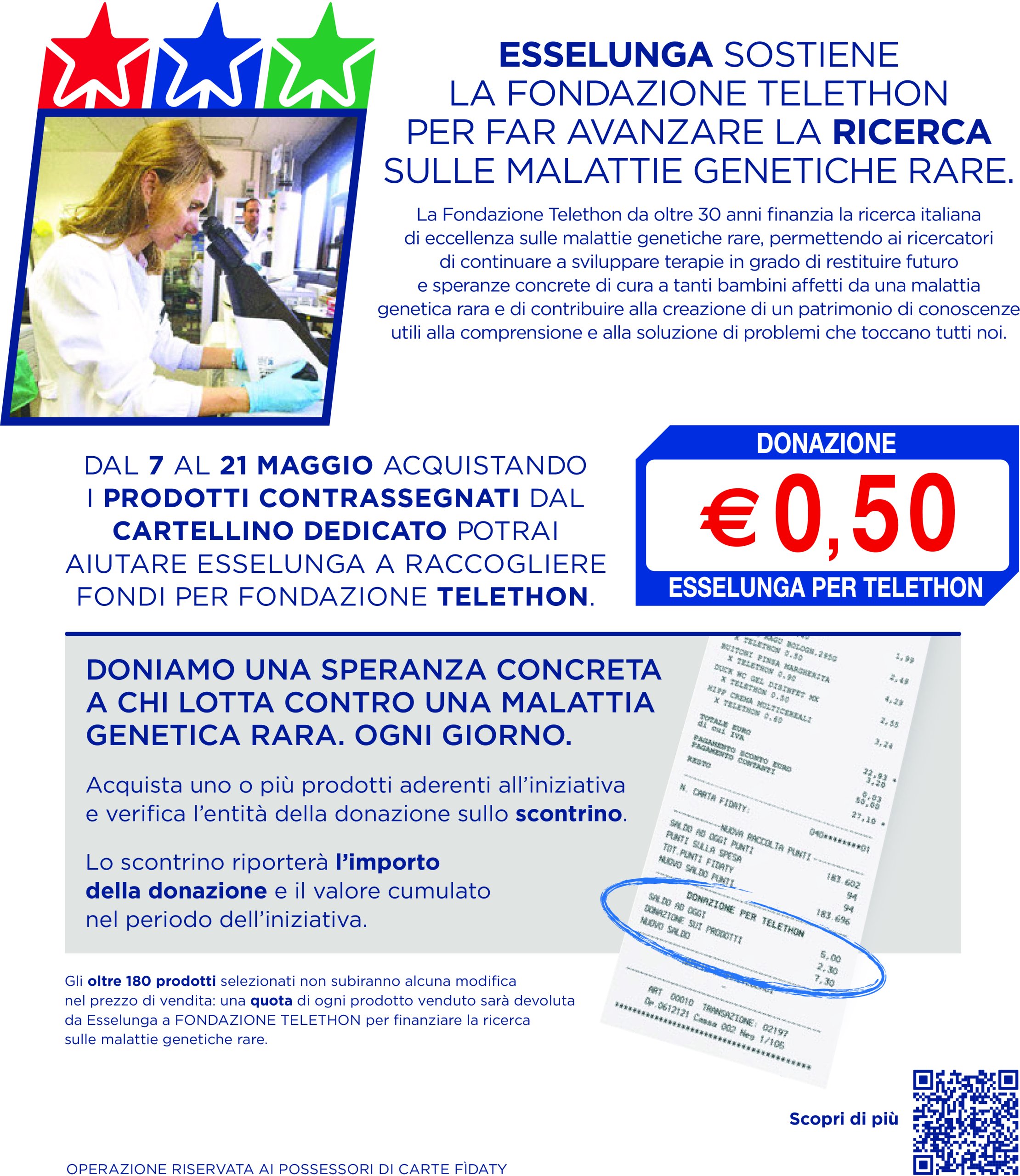 esselunga - Volantino Esselunga - Raccolta Fondi Telethon valido dal 07/05 al 21/05 - page: 2