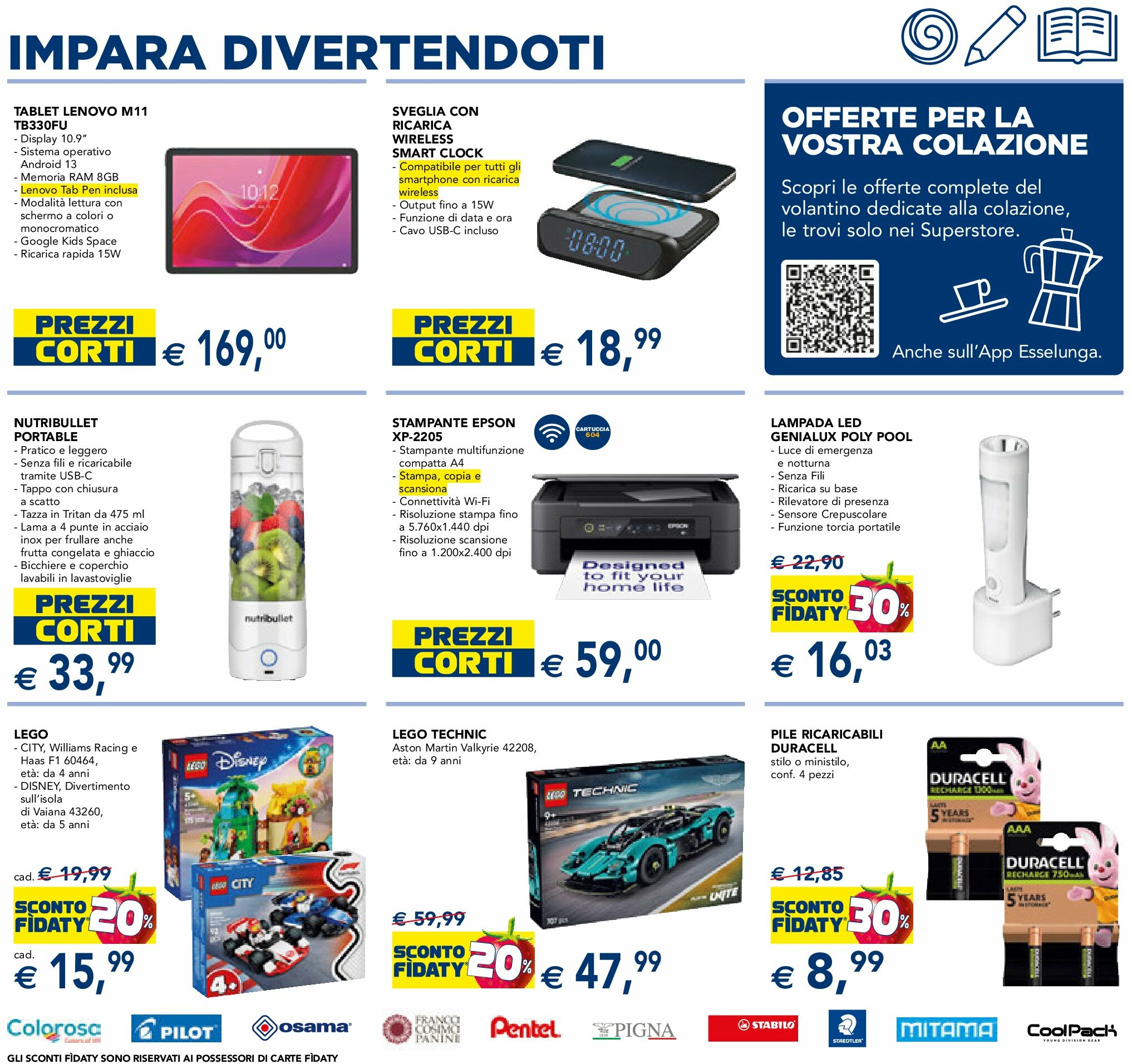 esselunga - Volantino Esselunga - Scuola e Colazione valido dal 25/08 al 10/09 - page: 15