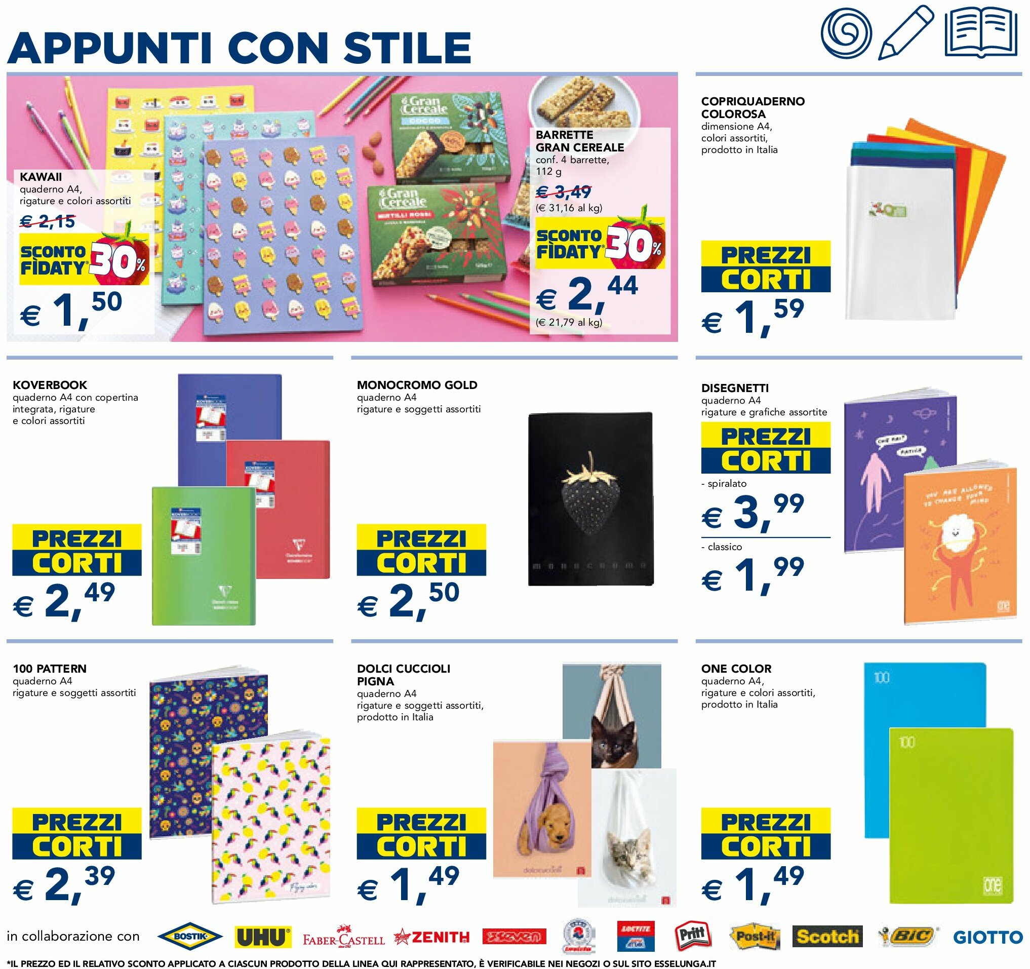 esselunga - Volantino Esselunga - Scuola e Colazione valido dal 25/08 al 10/09 - page: 4