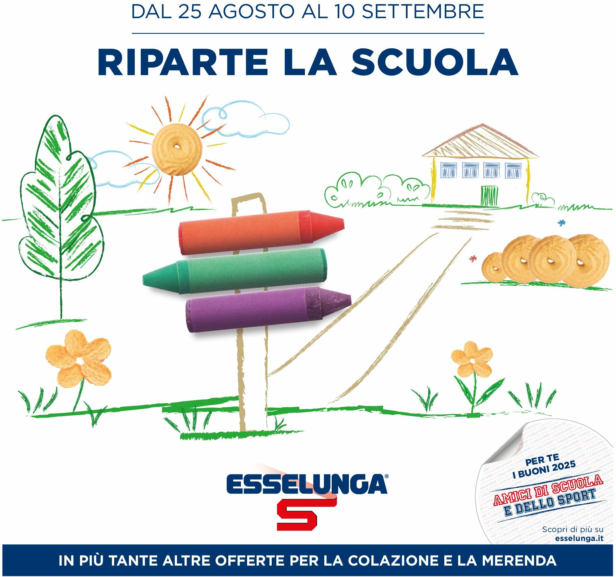 esselunga - Volantino Esselunga - Scuola e Colazione valido dal 25/08 al 10/09