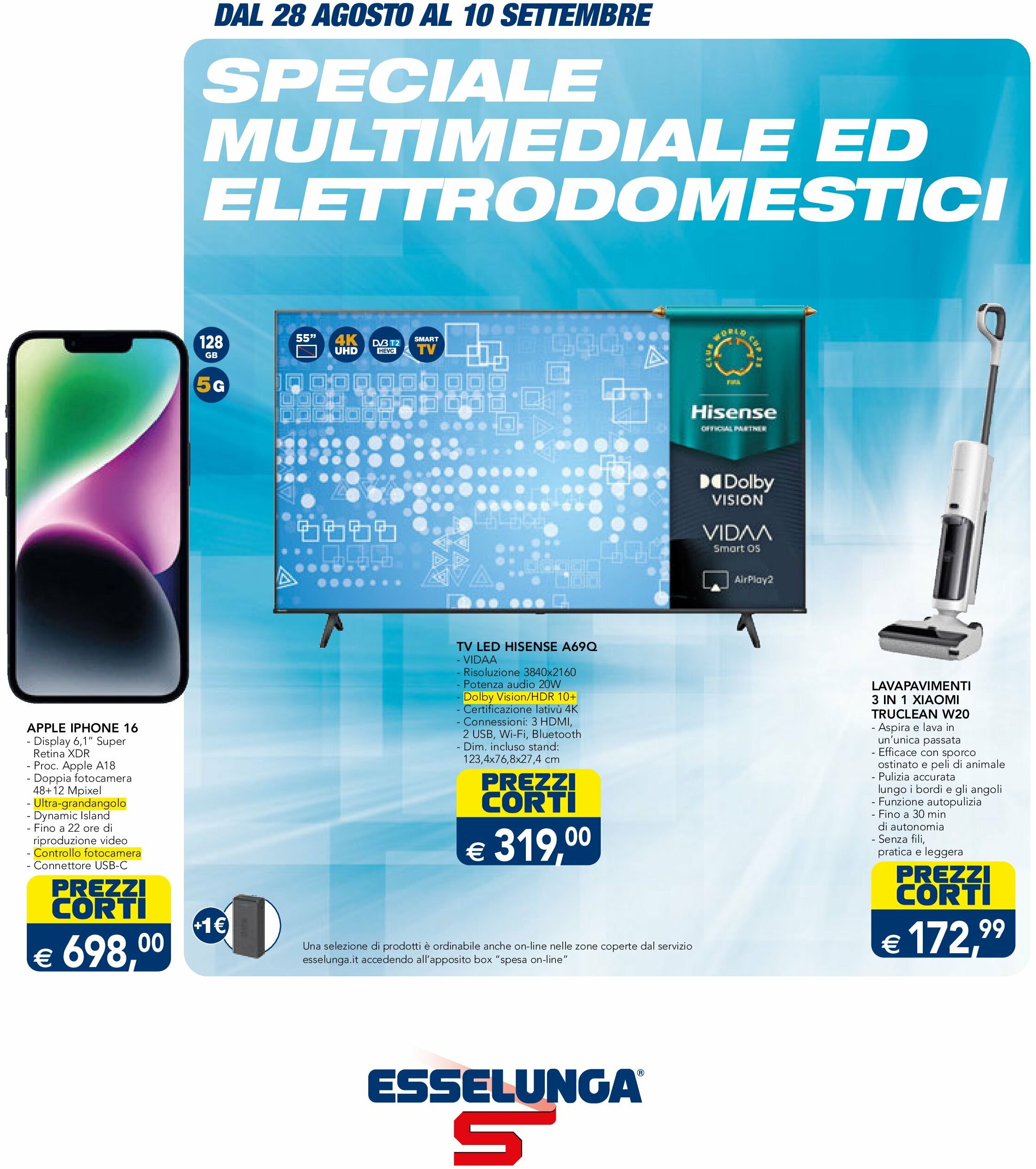 esselunga - Volantino Esselunga - Multimediale valido dal 28/08 al 10/09