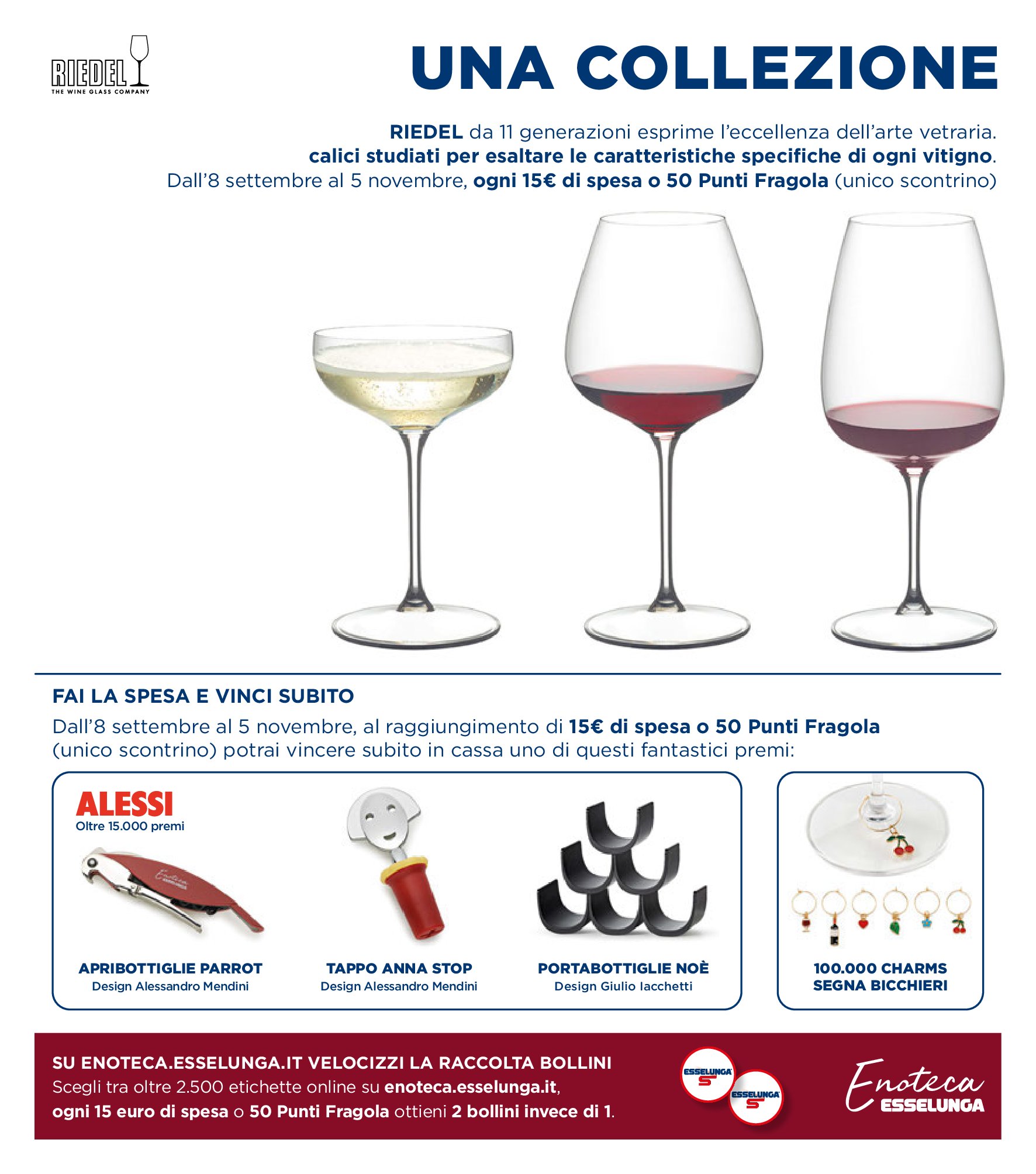 esselunga - Volantino Esselunga - Collection Riedel - 1° Appuntamento valido dal 08/09 al 05/11 - page: 2