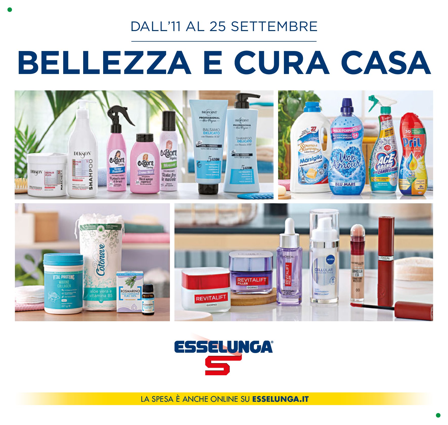 esselunga - Volantino Esselunga - Bellezza e cura casa valido dal 11/09 al 25/09