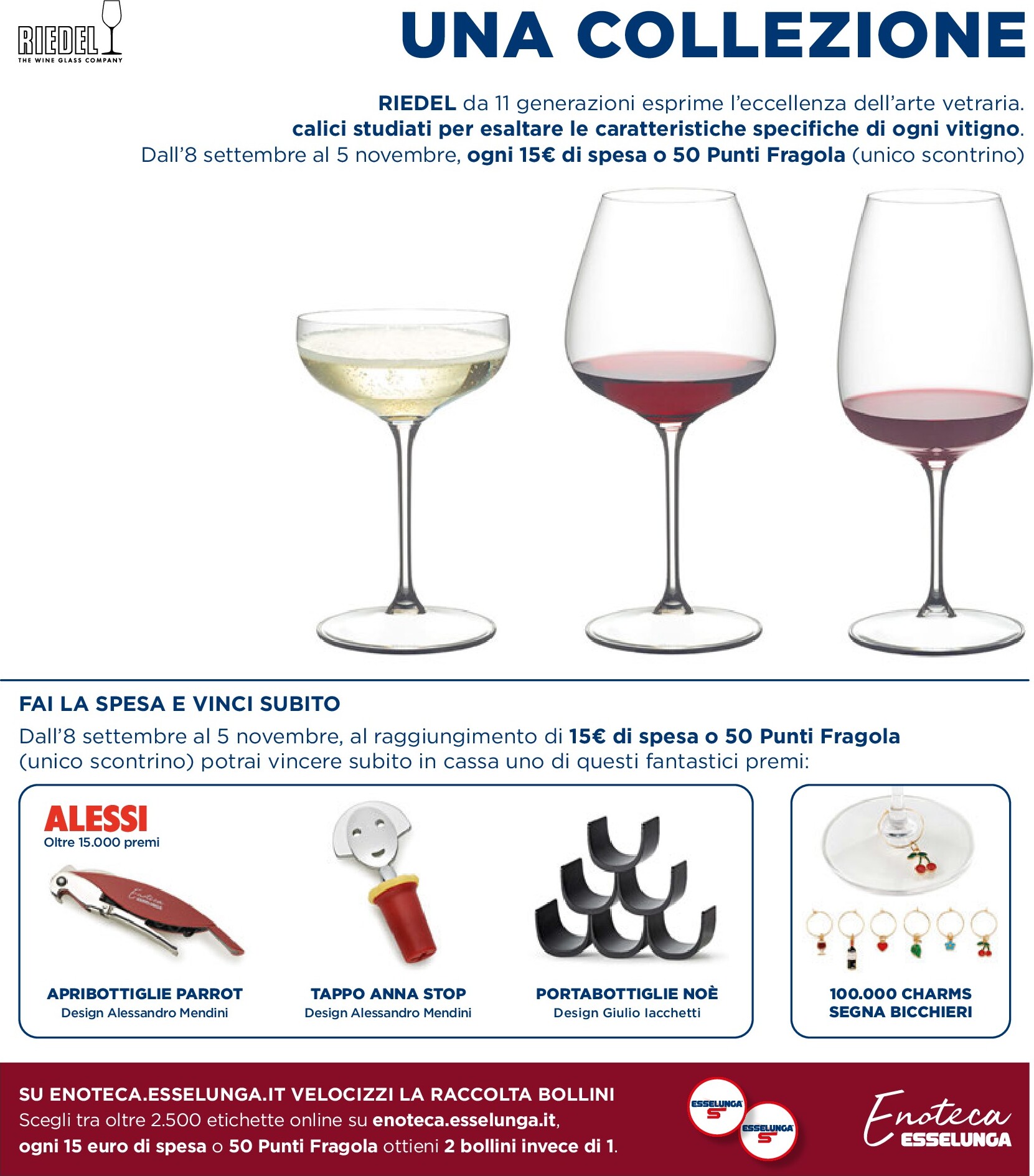 esselunga - Volantino Esselunga - Collection Riedel - 2° Appuntamento valido dal 26/09 al 08/10 - page: 2