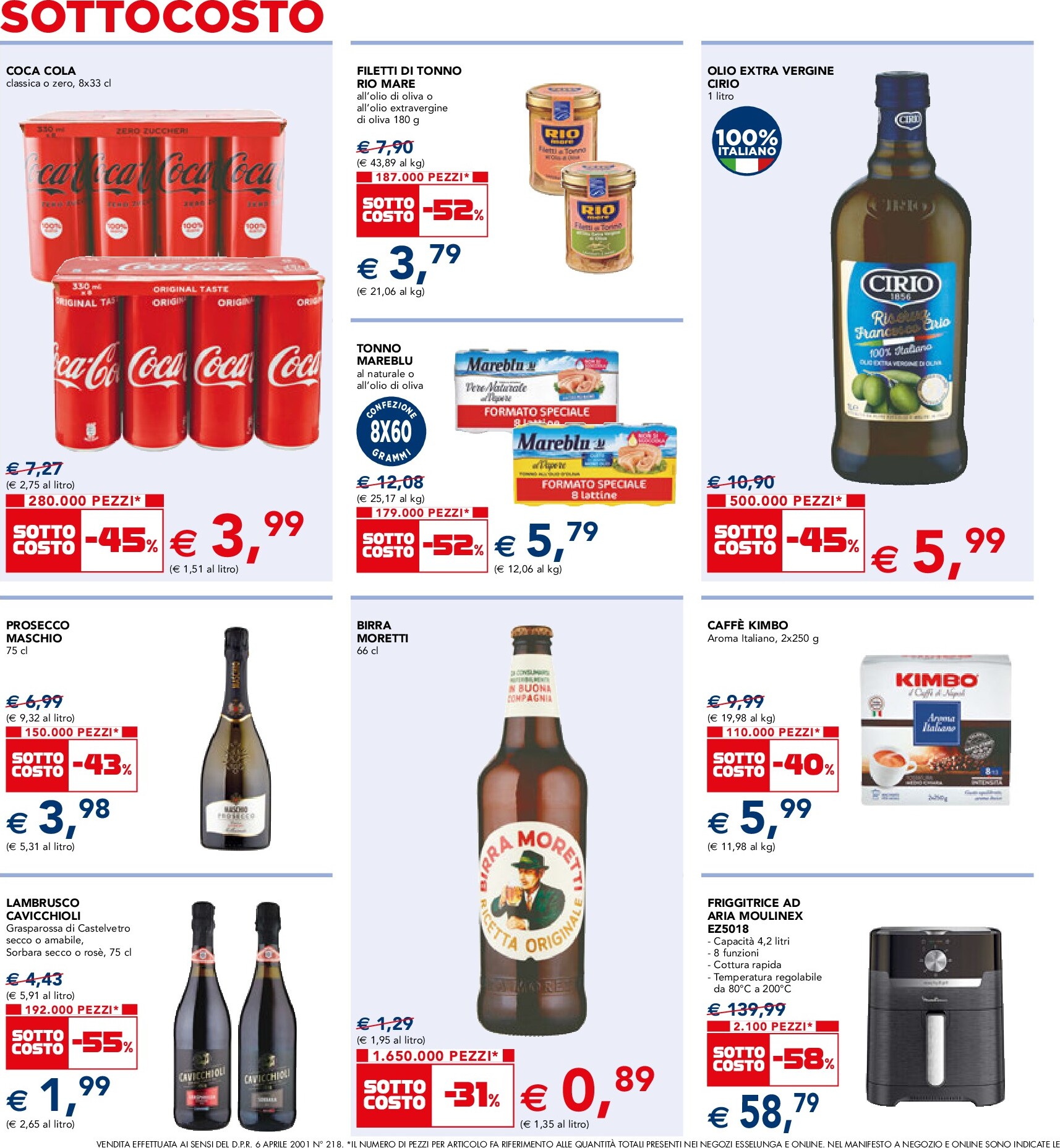 esselunga - Volantino Esselunga - Sottocosto valido dal 26/09 al 05/10 - page: 4