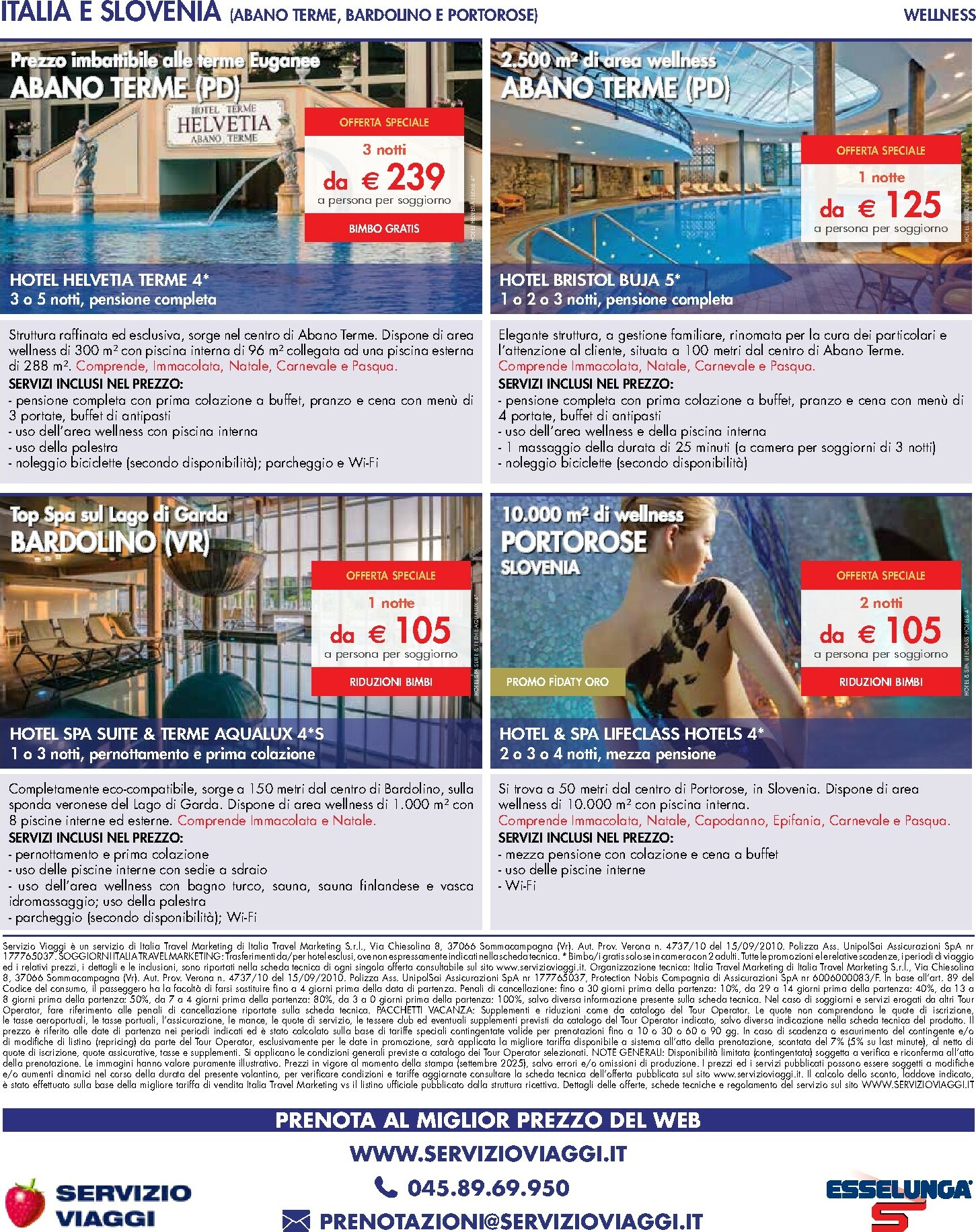 esselunga - Volantino Esselunga - Servizio Viaggi valido dal 01/10 al 31/03 - page: 20