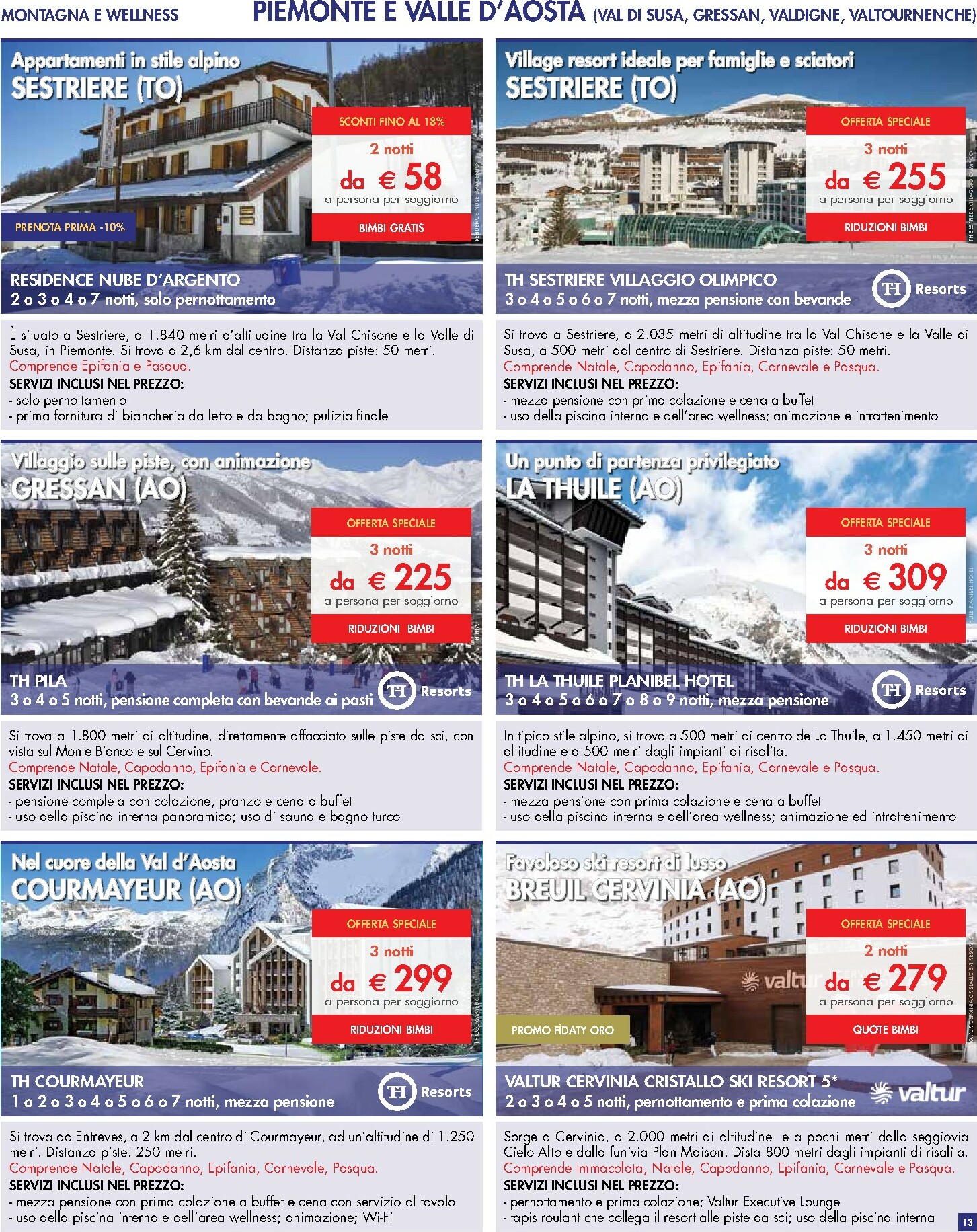 esselunga - Volantino Esselunga - Servizio Viaggi valido dal 01/10 al 31/03 - page: 13