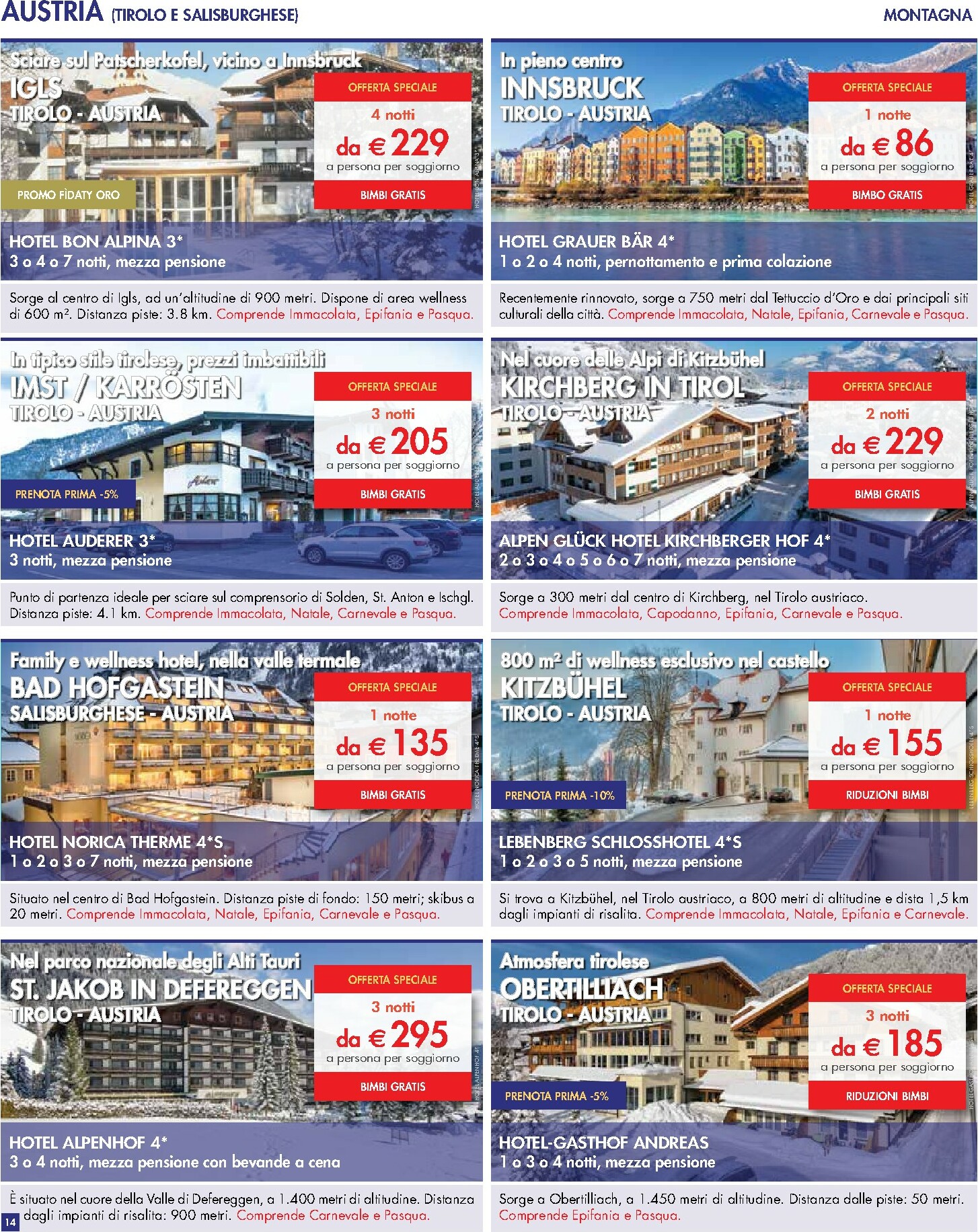 esselunga - Volantino Esselunga - Servizio Viaggi valido dal 01/10 al 31/03 - page: 14