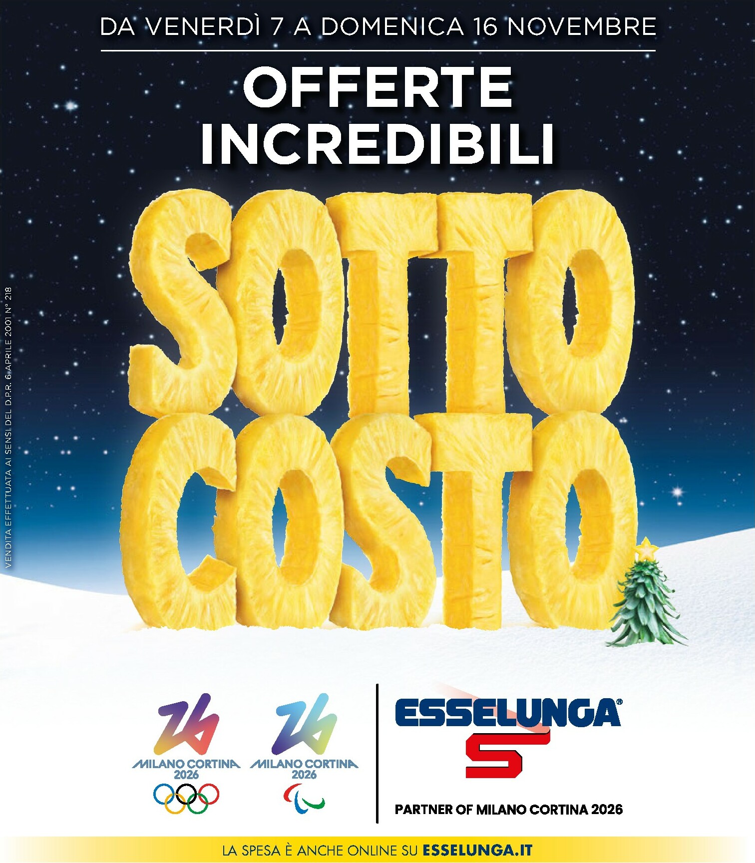 esselunga - Volantino Esselunga - Sottocosto + Altre Offerte valido dal 07/11 al 16/11
