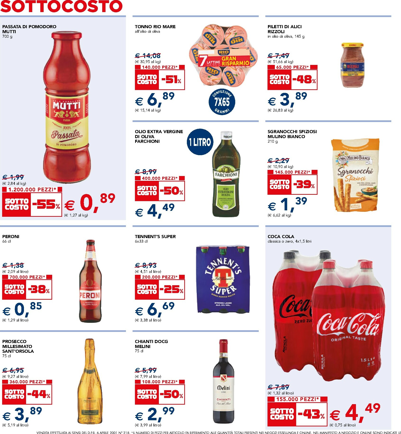 esselunga - Volantino Esselunga - Sottocosto + Altre Offerte valido dal 07/11 al 16/11 - page: 4