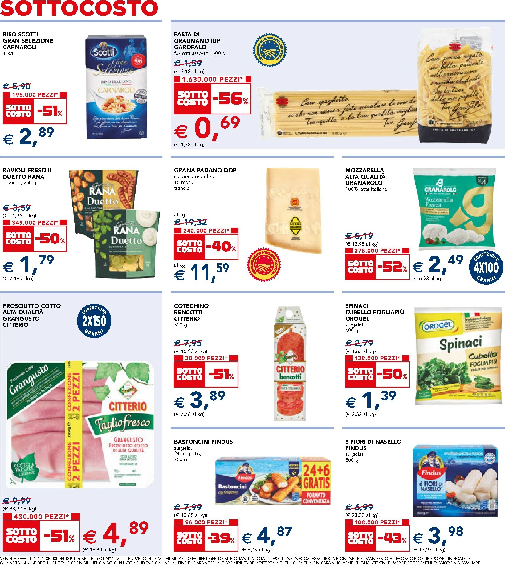 esselunga - Volantino Esselunga - Sottocosto + Altre Offerte valido dal 07/11 al 16/11 - page: 3