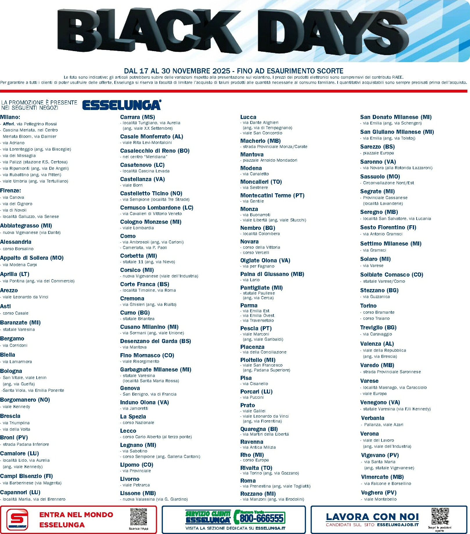 esselunga - Volantino Esselunga - Black Days valido dal 17/11 al 30/11 - page: 12