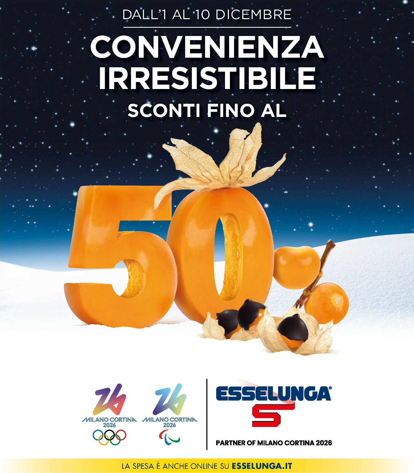 esselunga - Volantino Esselunga - Sconti fino al 50% valido dal 01/12 al 10/12