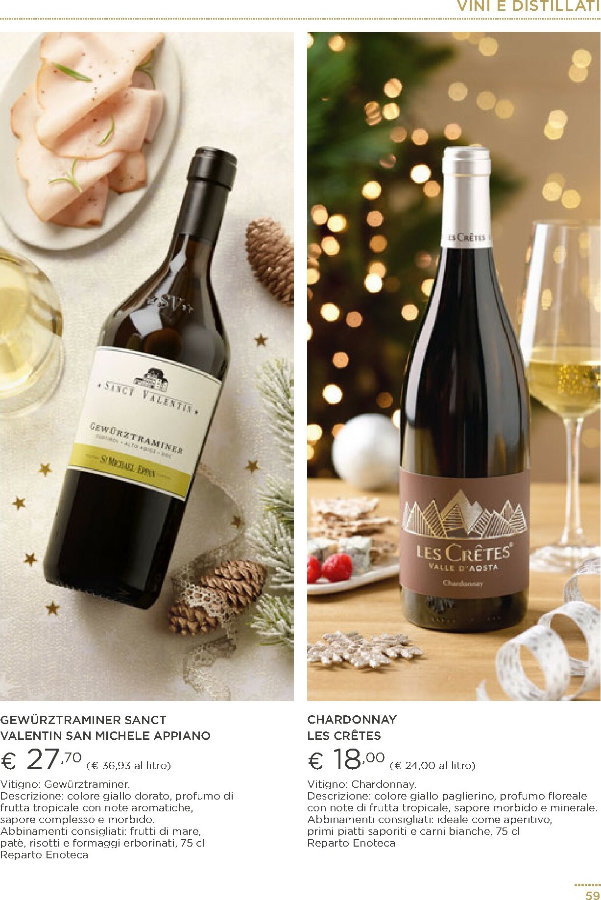 esselunga - Volantino Esselunga - Pranzo di Natale valido dal 01/12 al 31/12 - page: 59