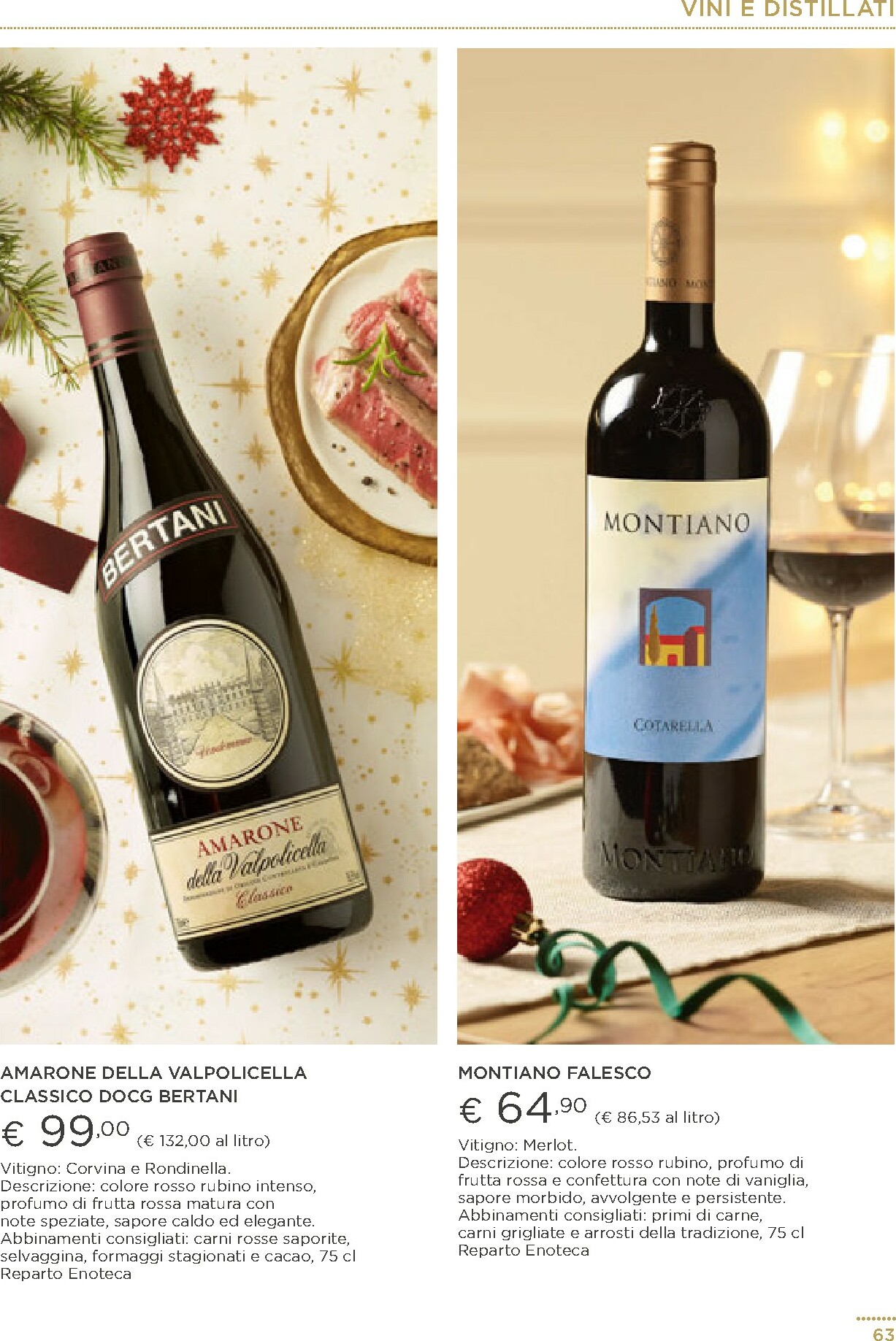 esselunga - Volantino Esselunga - Pranzo di Natale valido dal 01/12 al 31/12 - page: 63