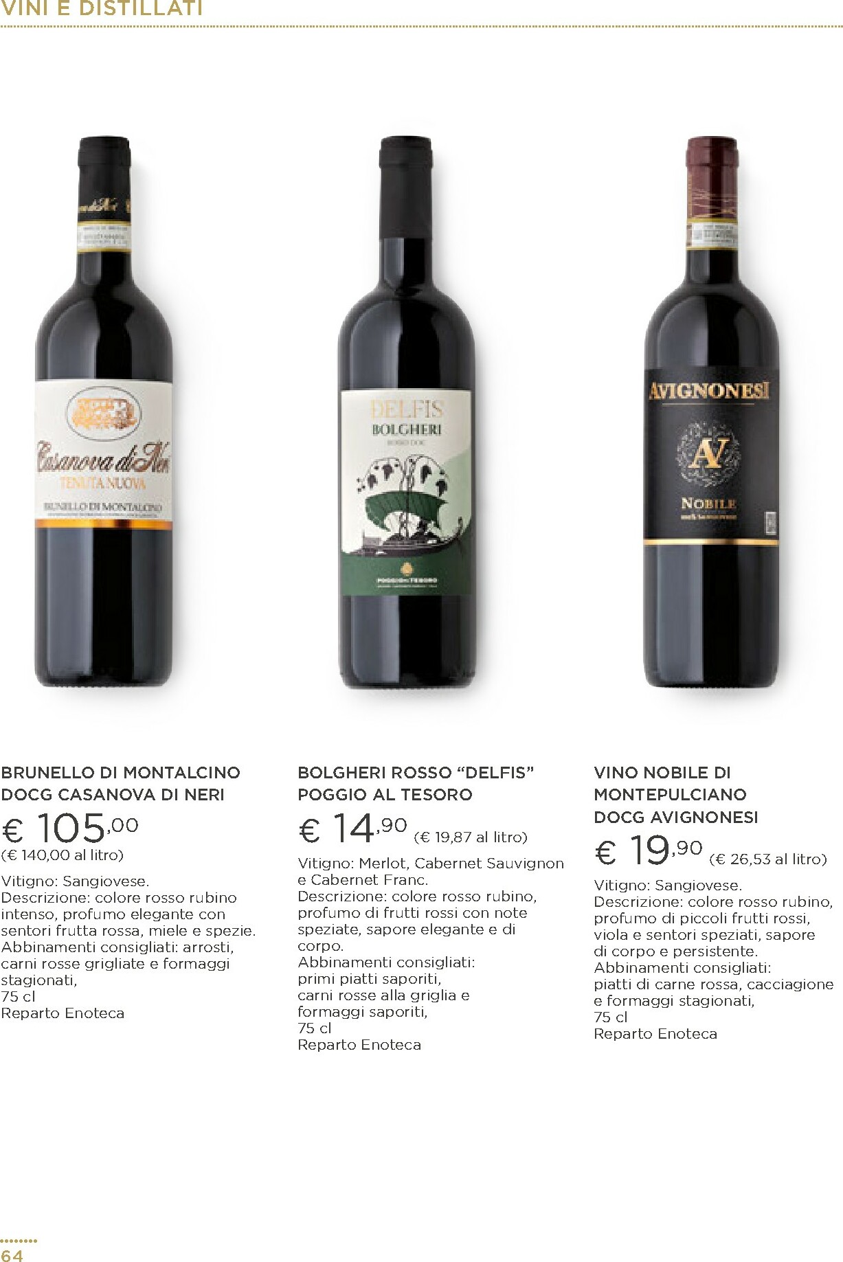 esselunga - Volantino Esselunga - Pranzo di Natale valido dal 01/12 al 31/12 - page: 64