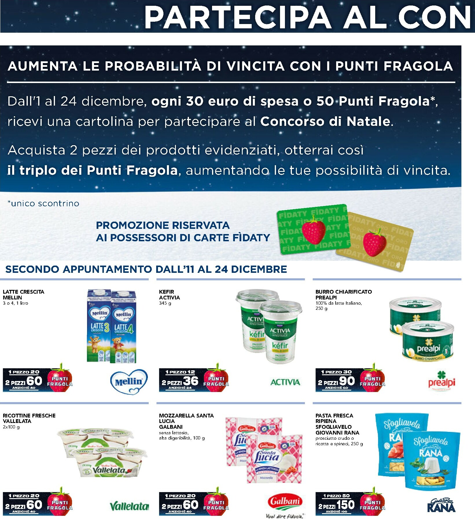 esselunga - Volantino Esselunga - Concorso Natale valido dal 11/12 al 24/12 - page: 2