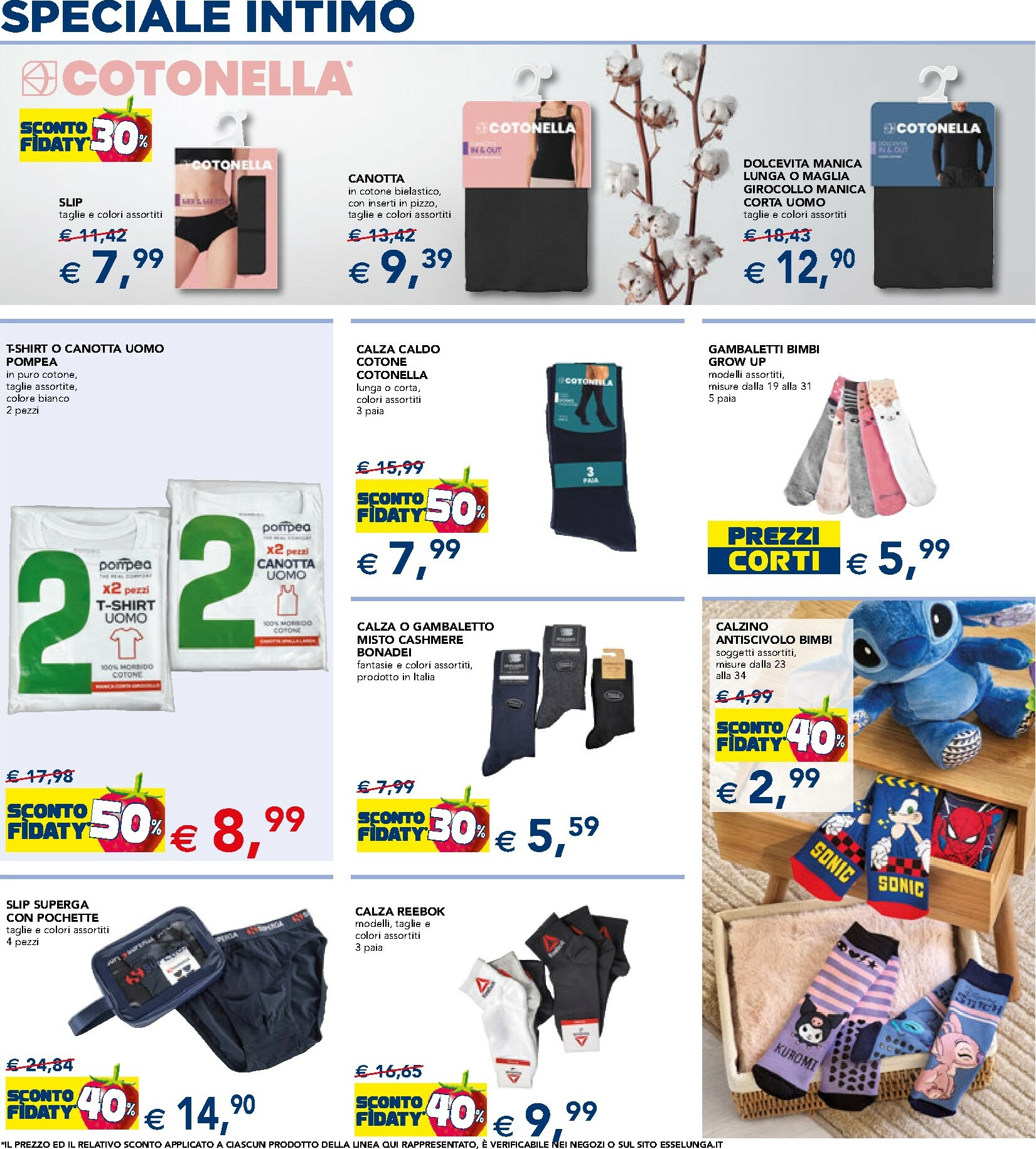 esselunga - Volantino Esselunga - Speciale Intimo valido dal 07/01 al 14/01 - page: 3