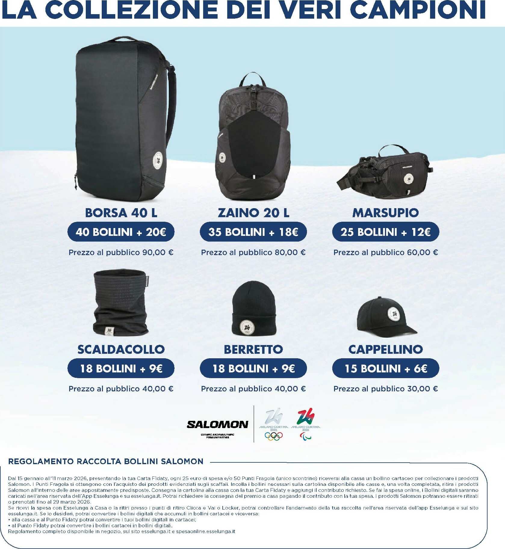 esselunga - Volantino Esselunga - Collezione Salomon valido dal 15/01 al 11/03 - page: 4